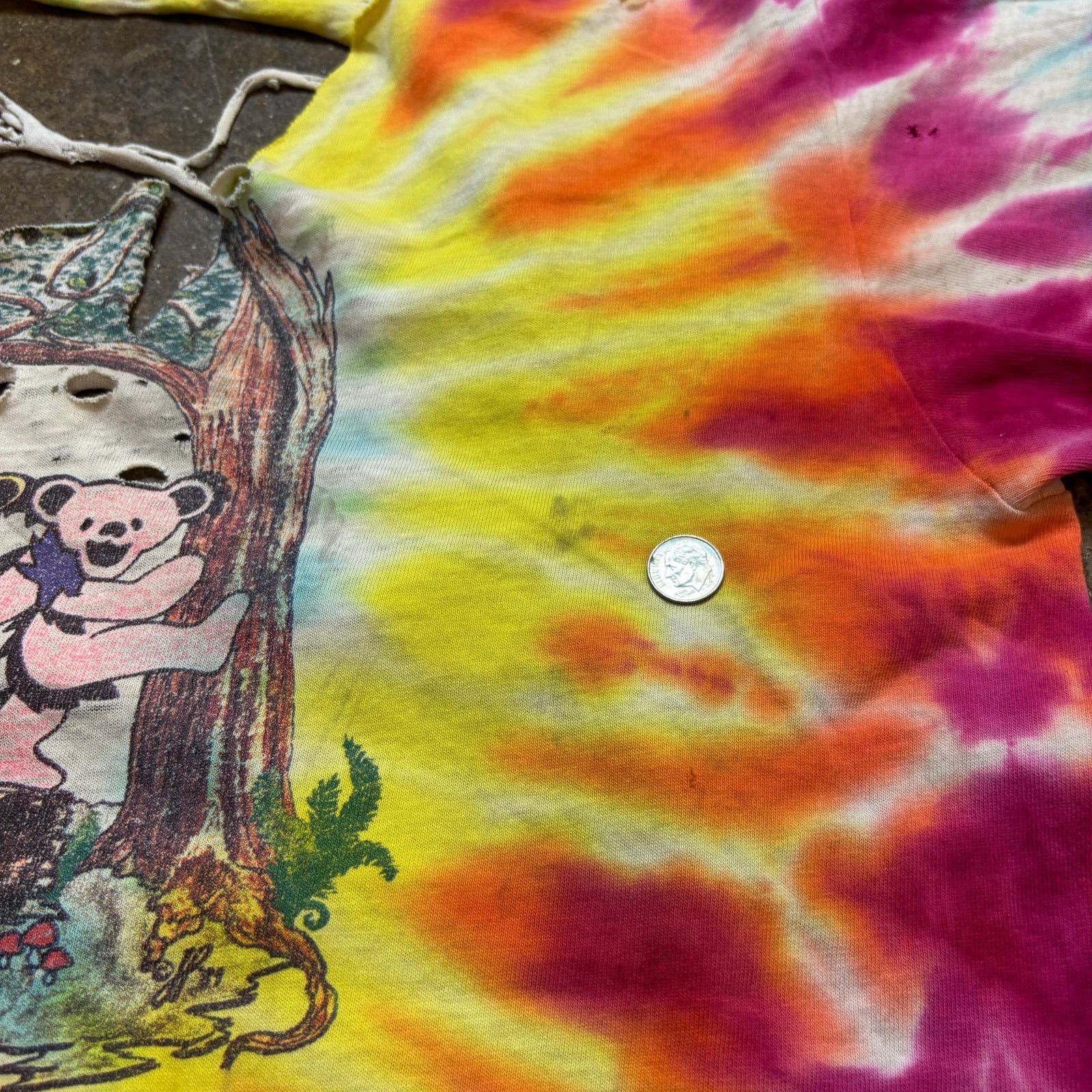 Band Tees × Grateful Dead × Vintage Vintage 1990 Grateful Dead Dancing Bears 25th Anniv Shirt XL Size US XL / EU 56 / 4 - 12 Thumbnail