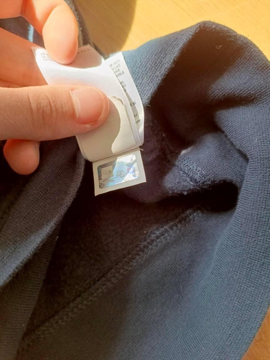 The North Face The North Face men's size L blue hoodie with orange logo Size US L / EU 52-54 / 3 - 8 Thumbnail