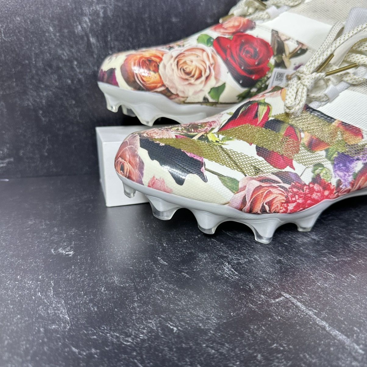 Adidas ADIZERO CHAOS SPEED CORONATION OFF WHITE GOLD FOOTBALL CLEAT Size US 13 / EU 46 - 5 Thumbnail