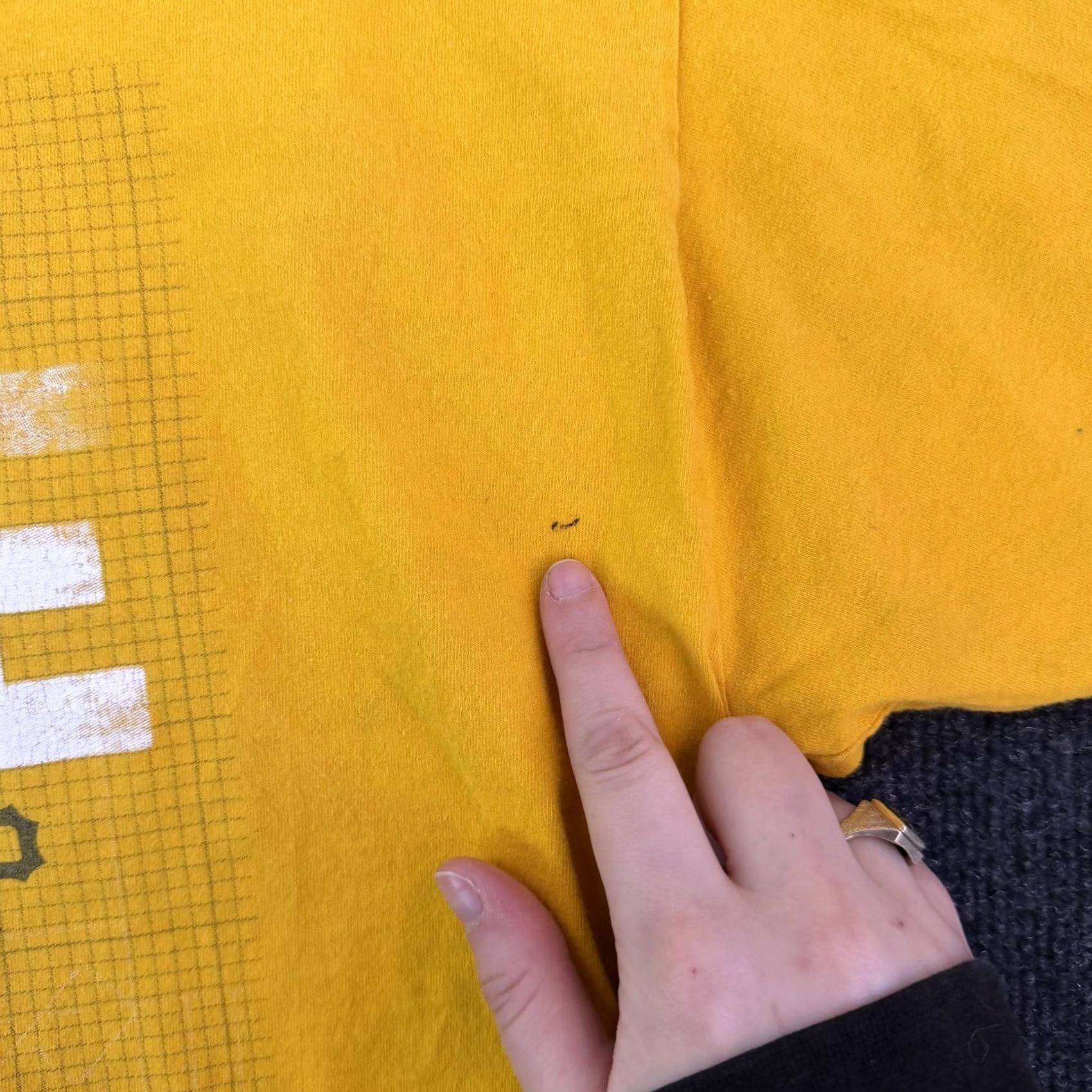 Jerzees Pittsburgh Pirates Shirt Mens XL Yellow MLB Jerzees Starling Marte Tee Size US XL / EU 56 / 4 - 3 Thumbnail