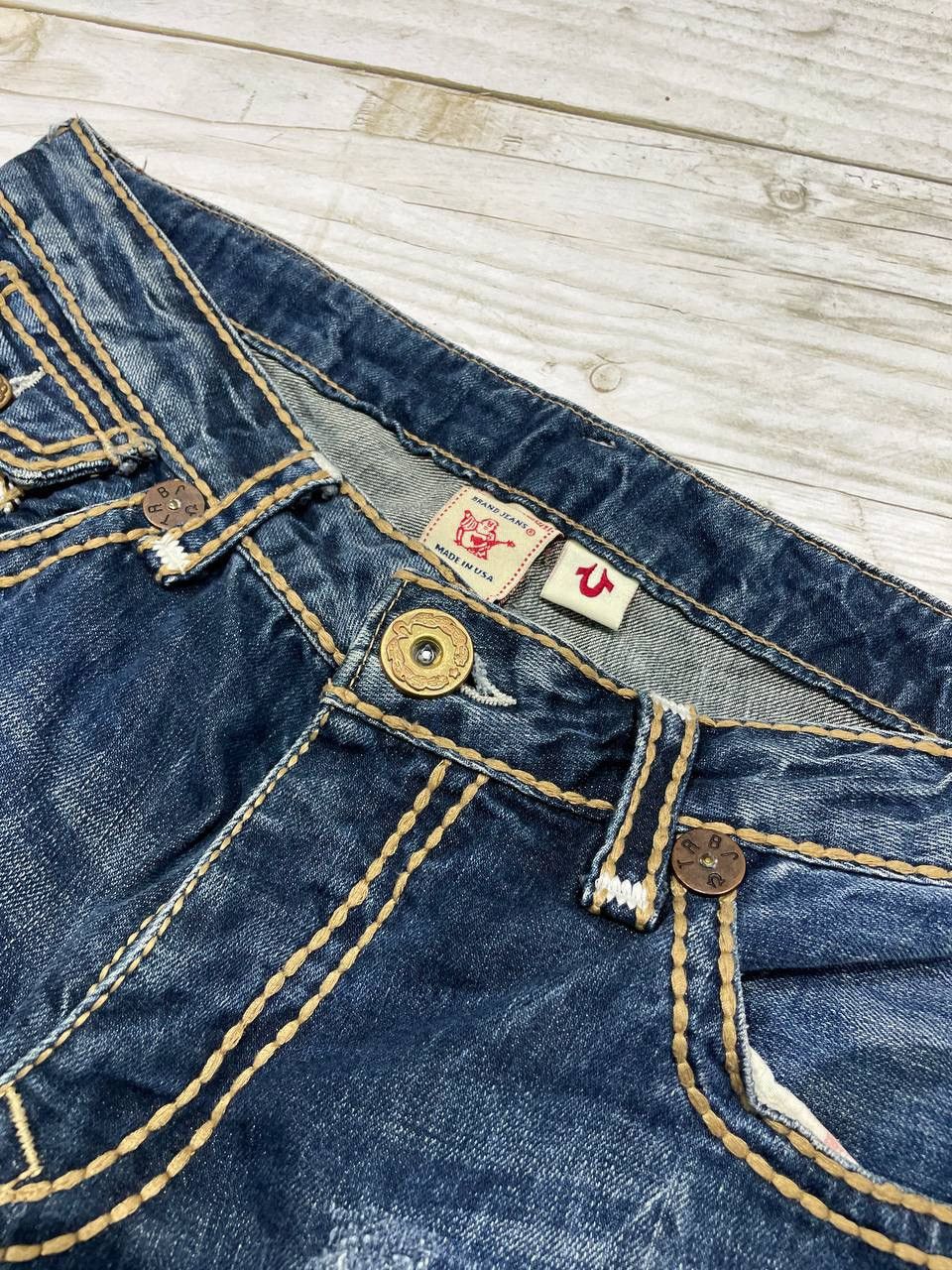 True Religion Vintage True Religion Denim Jeans Y2K Japan Baggy 90s Size US 34 / EU 50 - 5 Thumbnail