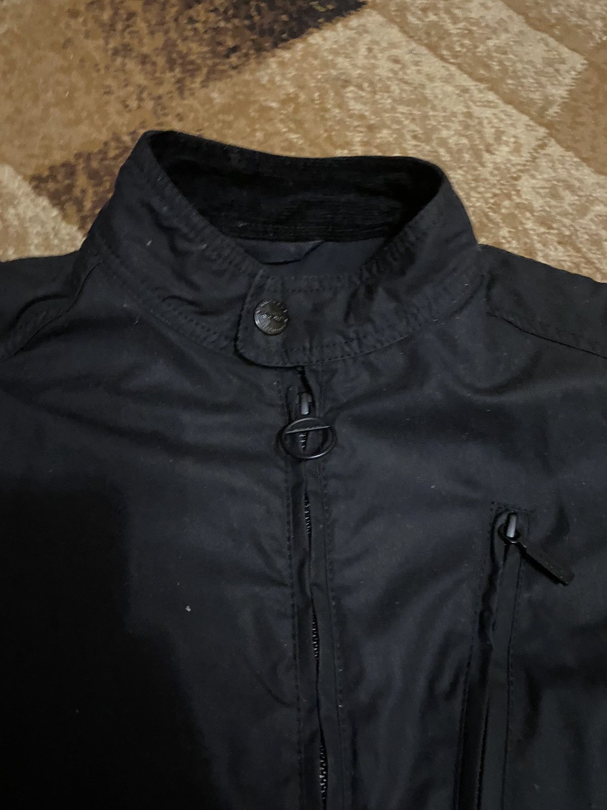 Barbour Barbour Waxed Black Moto Jacket Men’s Size M Size US M / EU 48-50 / 2 - 7 Thumbnail