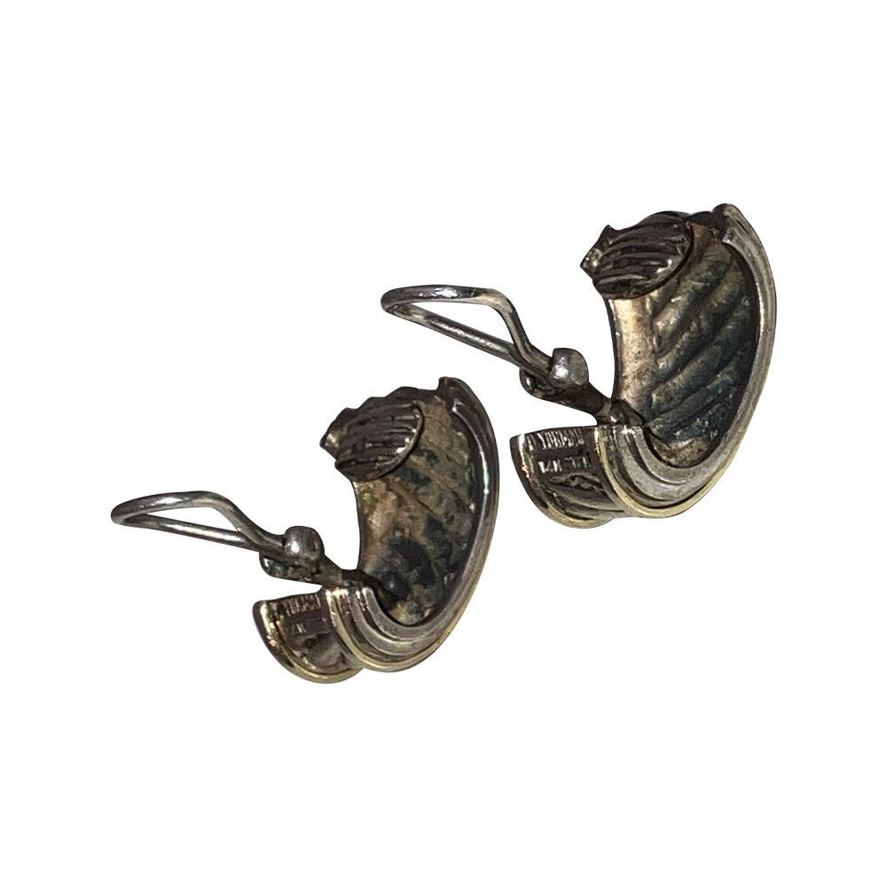 David Yurman David Yurman Sterling 14 kt Cable Earrings Size ONE SIZE - 4 Thumbnail