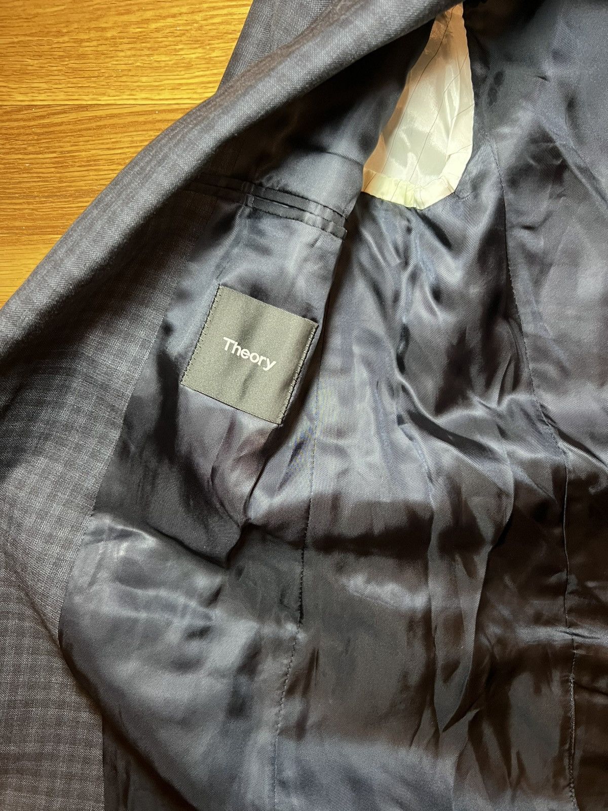 Theory Theory Gansevoort Navy Wool Suit 36R 28W Size 36R - 4 Thumbnail