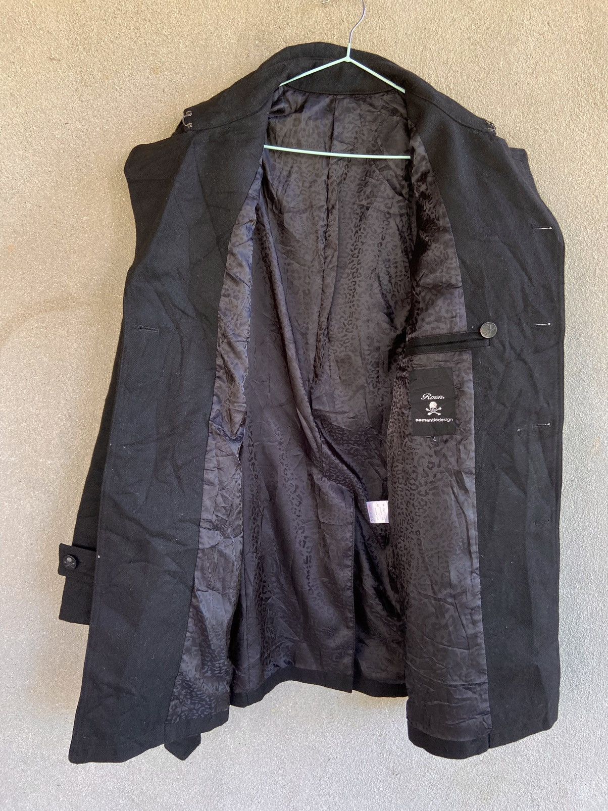 Roen Semantic Design x Roen wool trench coat Size US M / EU 48-50 / 2 - 4 Thumbnail