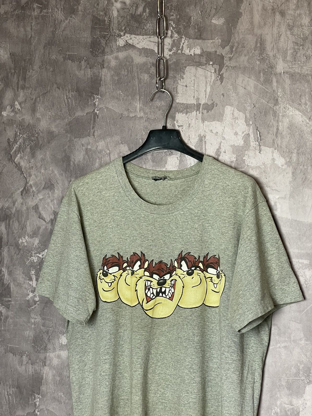 Vintage 1990s TAZ Tasmanian Devil t-shirt Looney Tunes Size US M / EU 48-50 / 2 - 2 Thumbnail