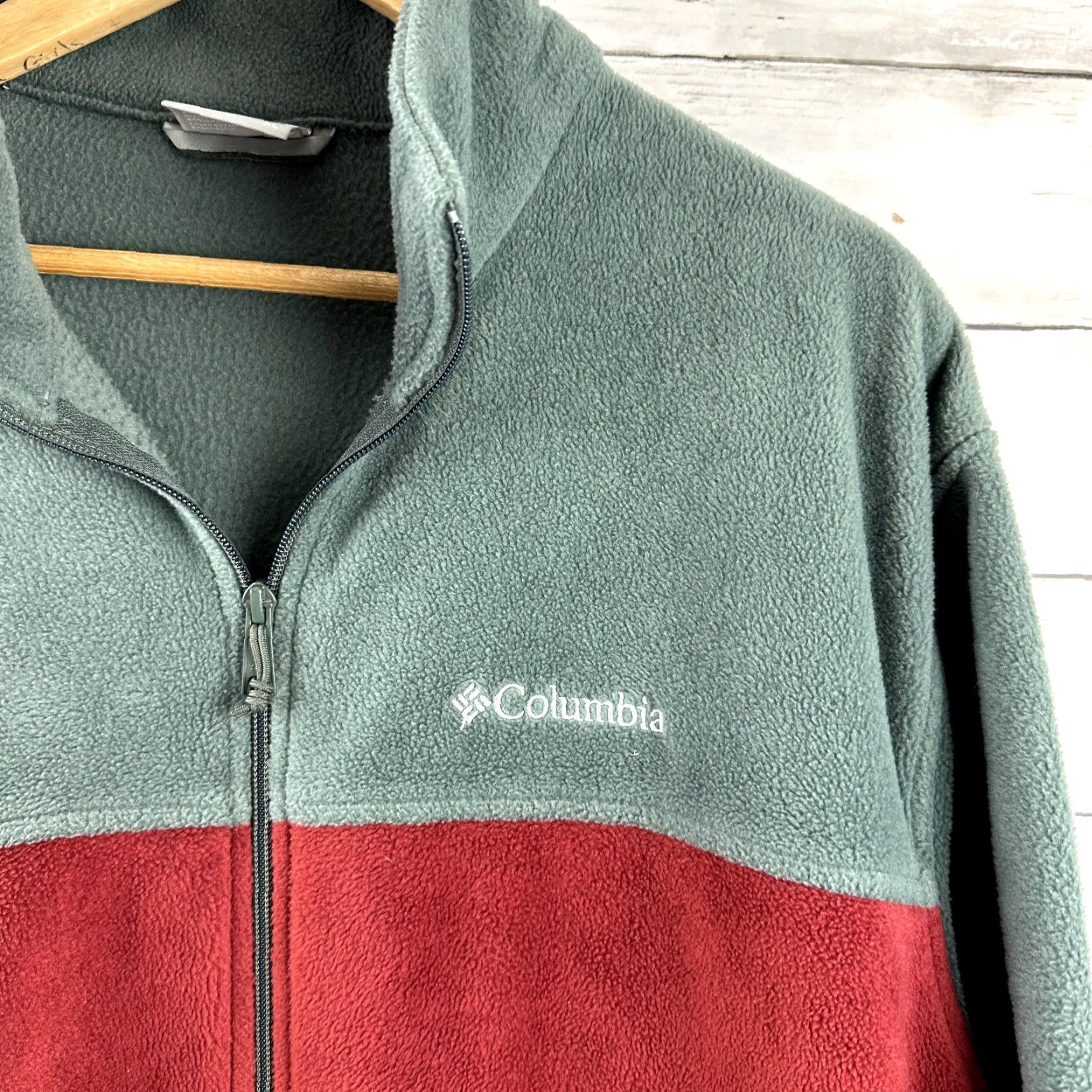 Vintage Columbia Jacket Mens XL Fleece Full Zip Outdoor Casual Red Gray 3-in-1 Stadium Outdoor Mens Jacket Size US XL / EU 56 / 4 - 2 Thumbnail