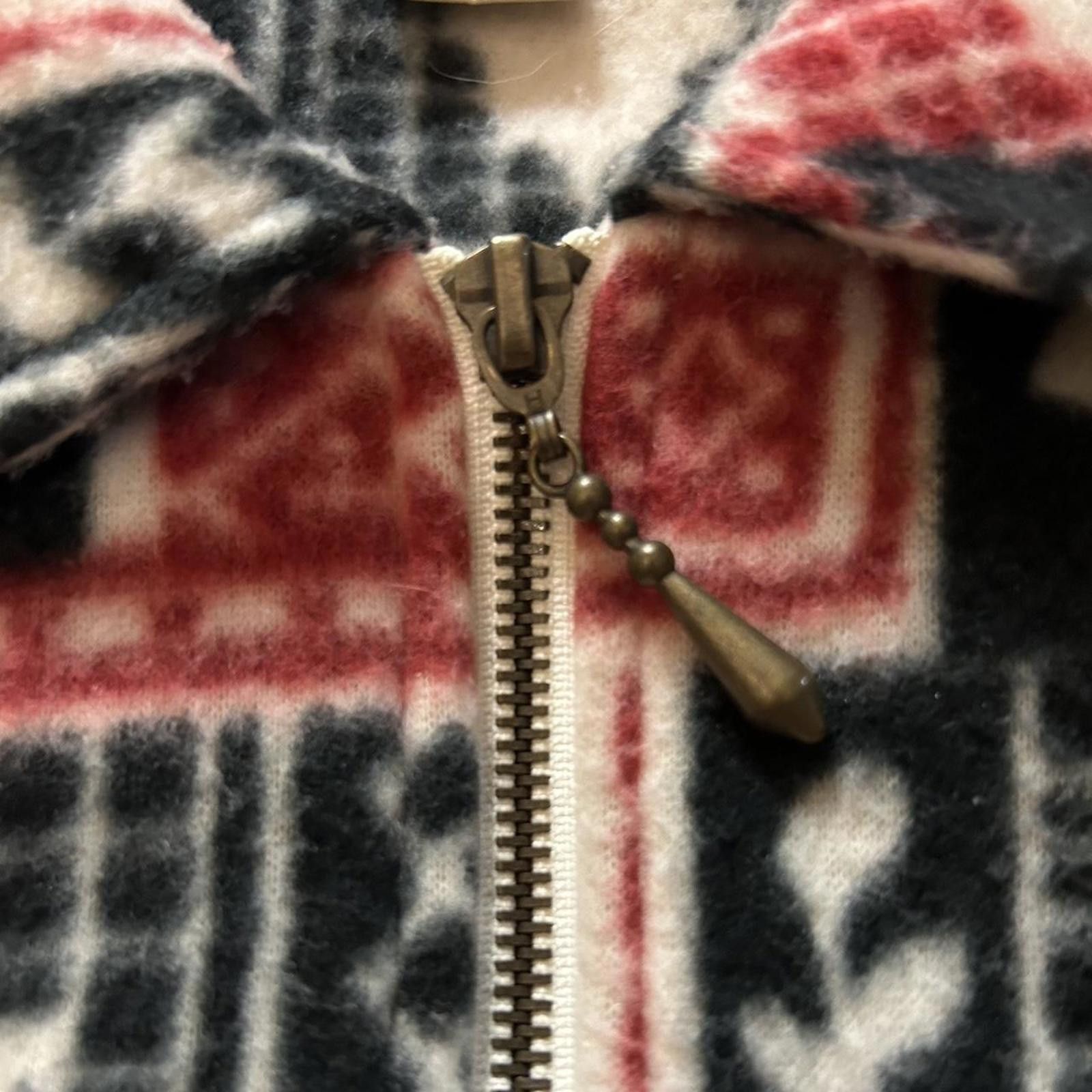 Other Vintage Teddi Jacket Aztec Print Full Zip Fleece Size US XL / EU 56 / 4 - 1 Thumbnail
