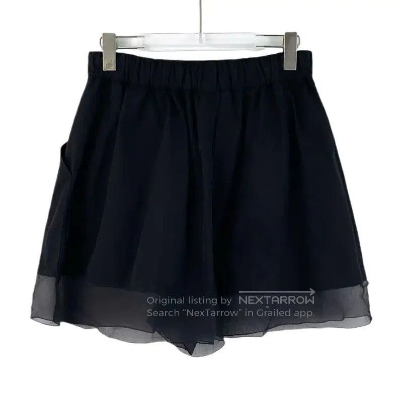 Chanel Chanel Black Cotton Women's Shorts . Size 23" - 2 Thumbnail