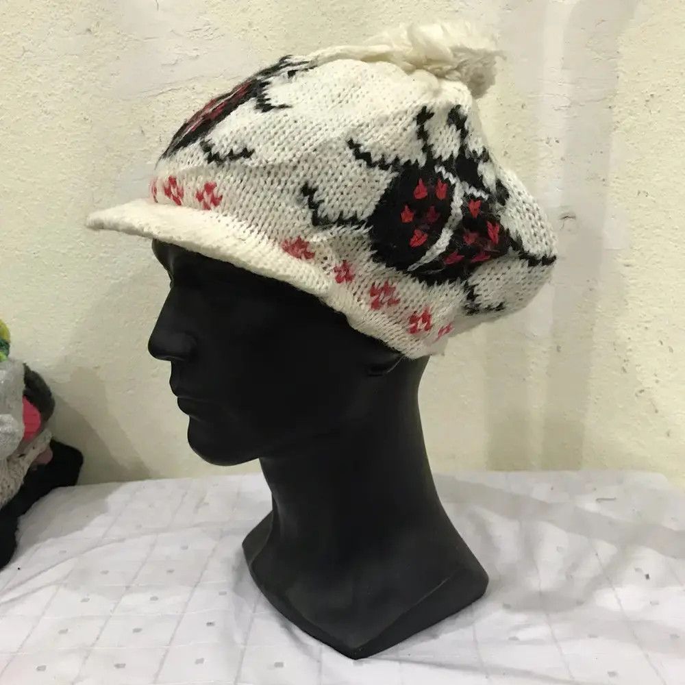 Japanese Brand × Vintage Japanese Brand Big Logo Beanie Hat Size ONE SIZE - 2 Thumbnail
