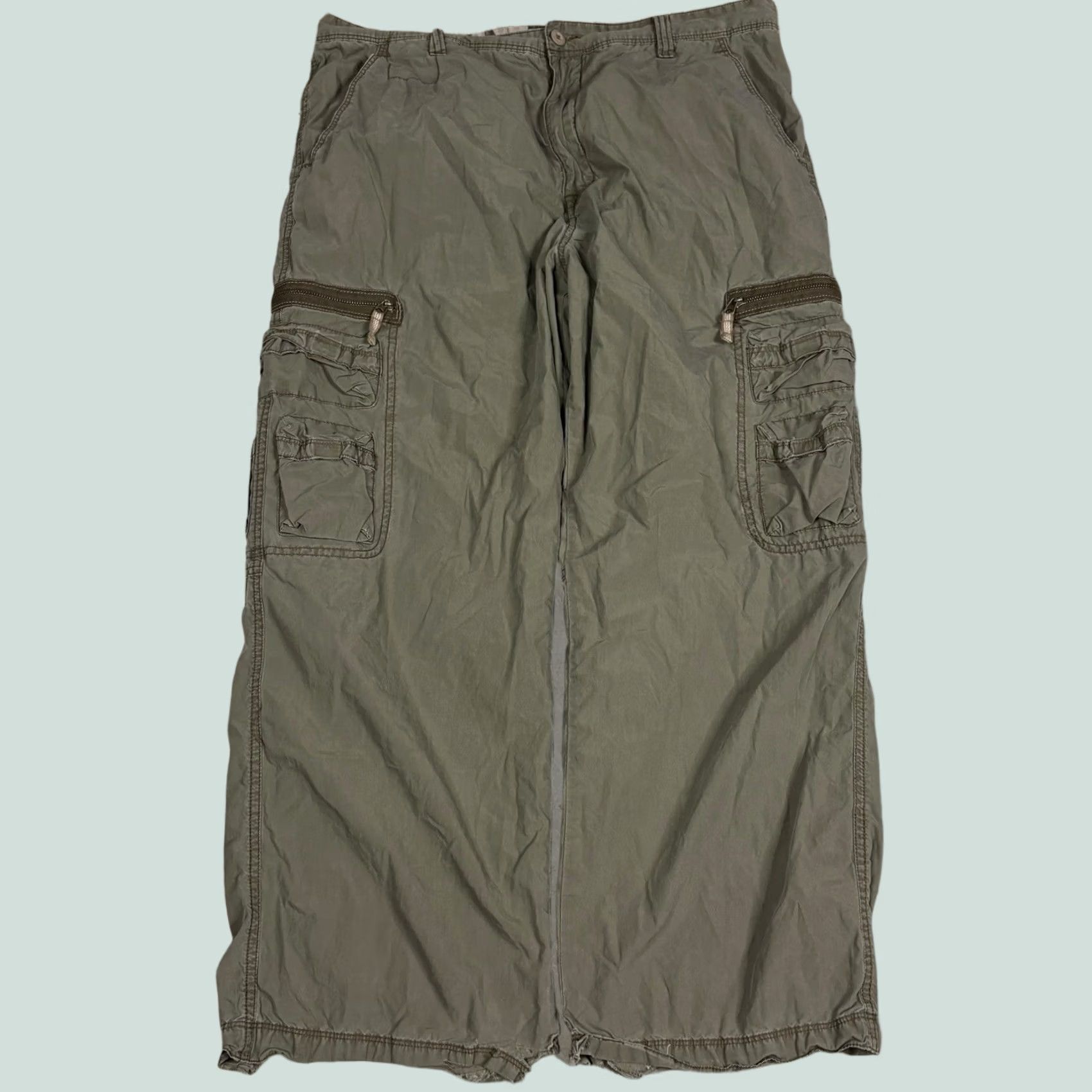 Streetwear × Vintage VINTAGE GARMENT STAGE ARMY GREEN CORDUROY 