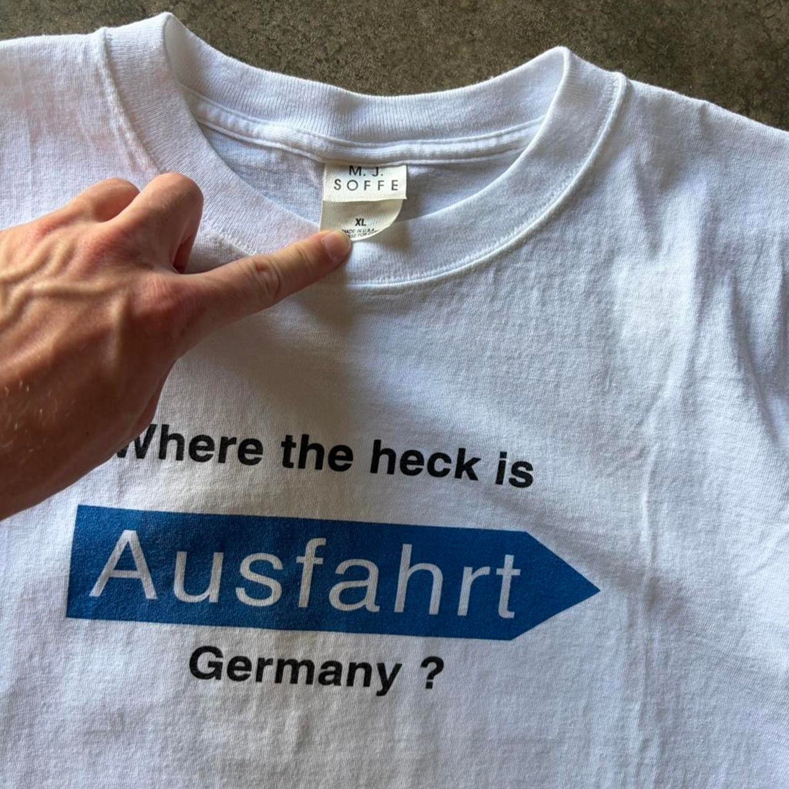 Soffe 90s germany humor tee Size US XL / EU 56 / 4 - 2 Thumbnail