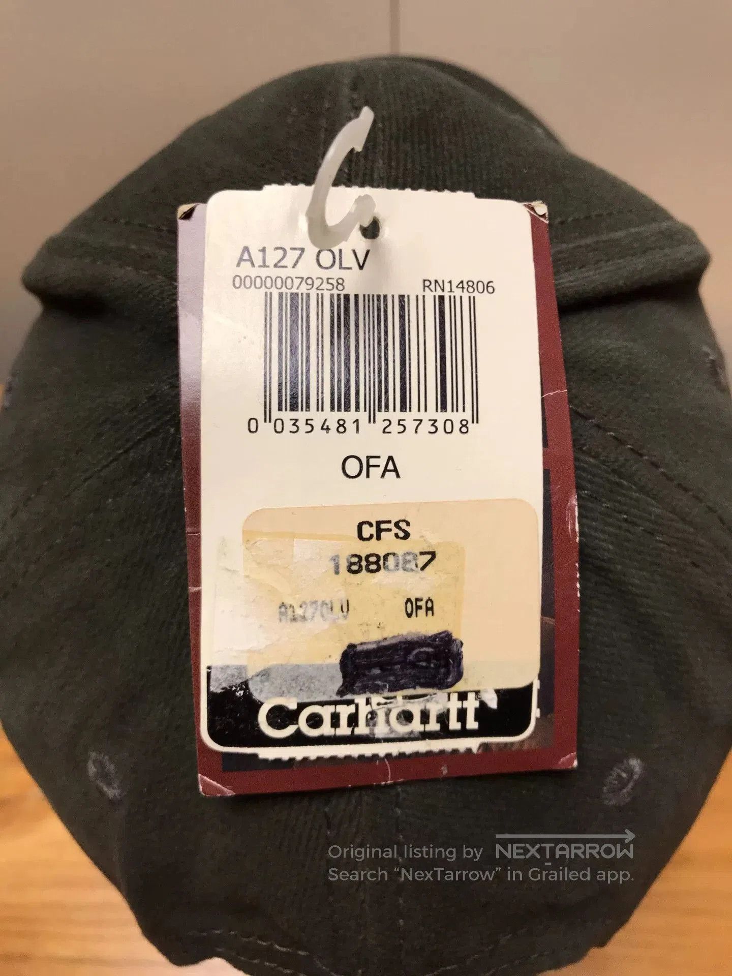 Carhartt Carhartt A127 OLV Baseball Cap. Size ONE SIZE - 7 Thumbnail