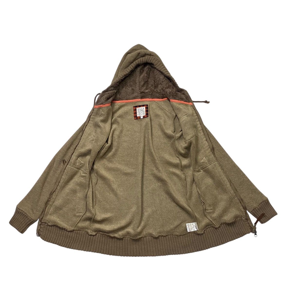 Billabong Vintage Billabong fleece hoodie jacket Size L / US 10 / IT 46 - 4 Thumbnail