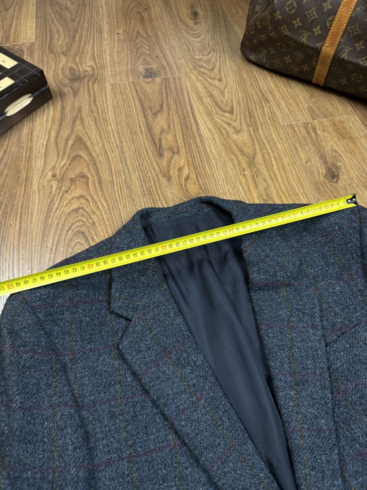 Harris Tweed Vintage wool blazer Harris Tweed original luxury item Size 42L - 7 Thumbnail