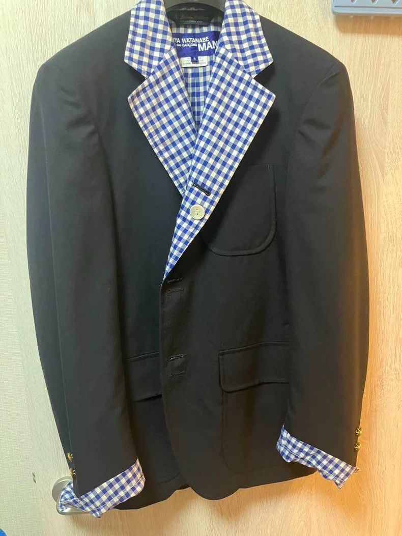 Junya Watanabe Junya Watanabe Custom-made jacket double-sided navy blue Size US S / EU 44-46 / 1 - 3 Thumbnail
