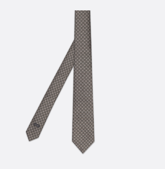 Dior o1w1db10625 Size: OS / Micro CD Diamond Tie in Gray/White Size ONE SIZE - 2 Thumbnail