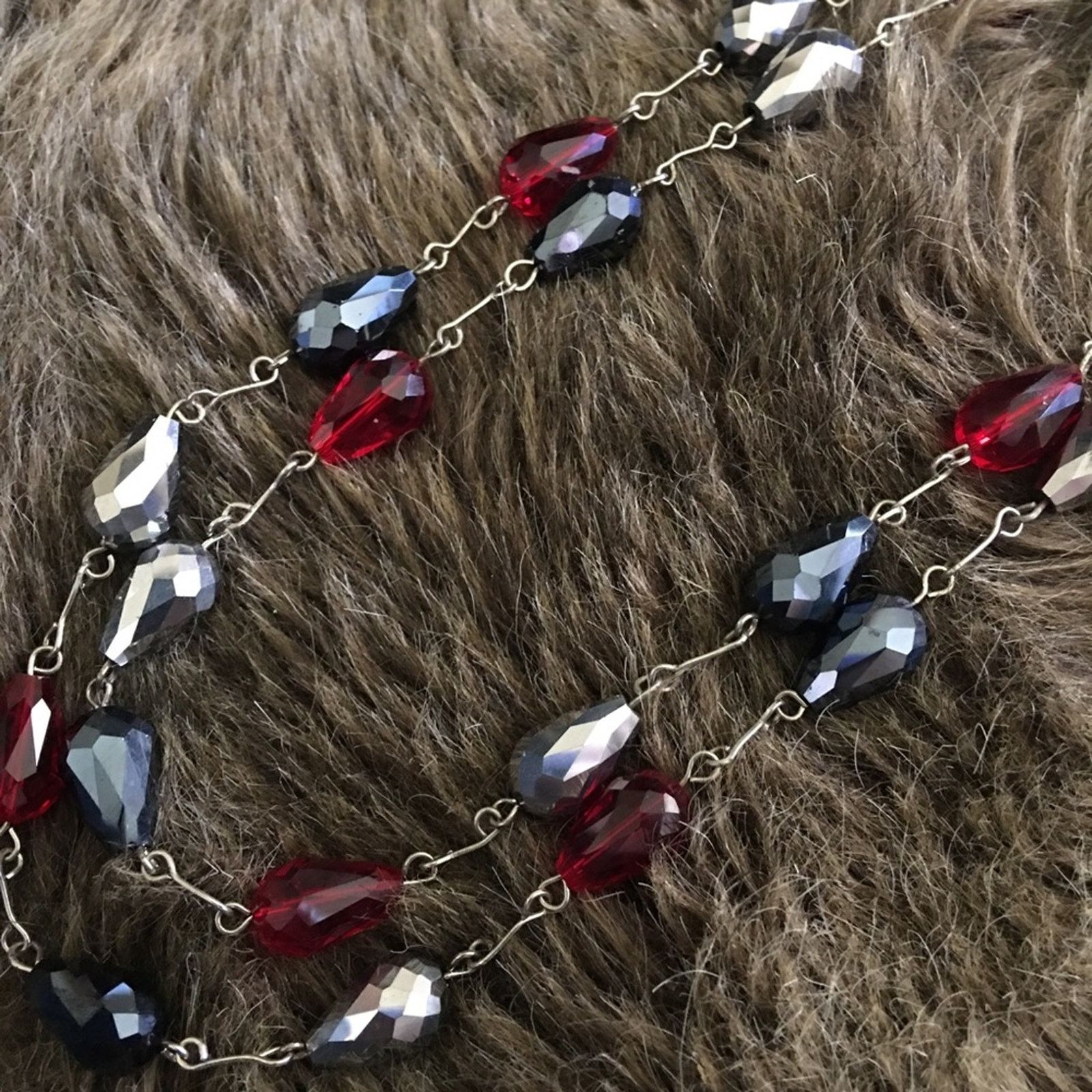 Jewelry Julea B sparkle raindrop bead long necklace Size ONE SIZE - 6 Thumbnail