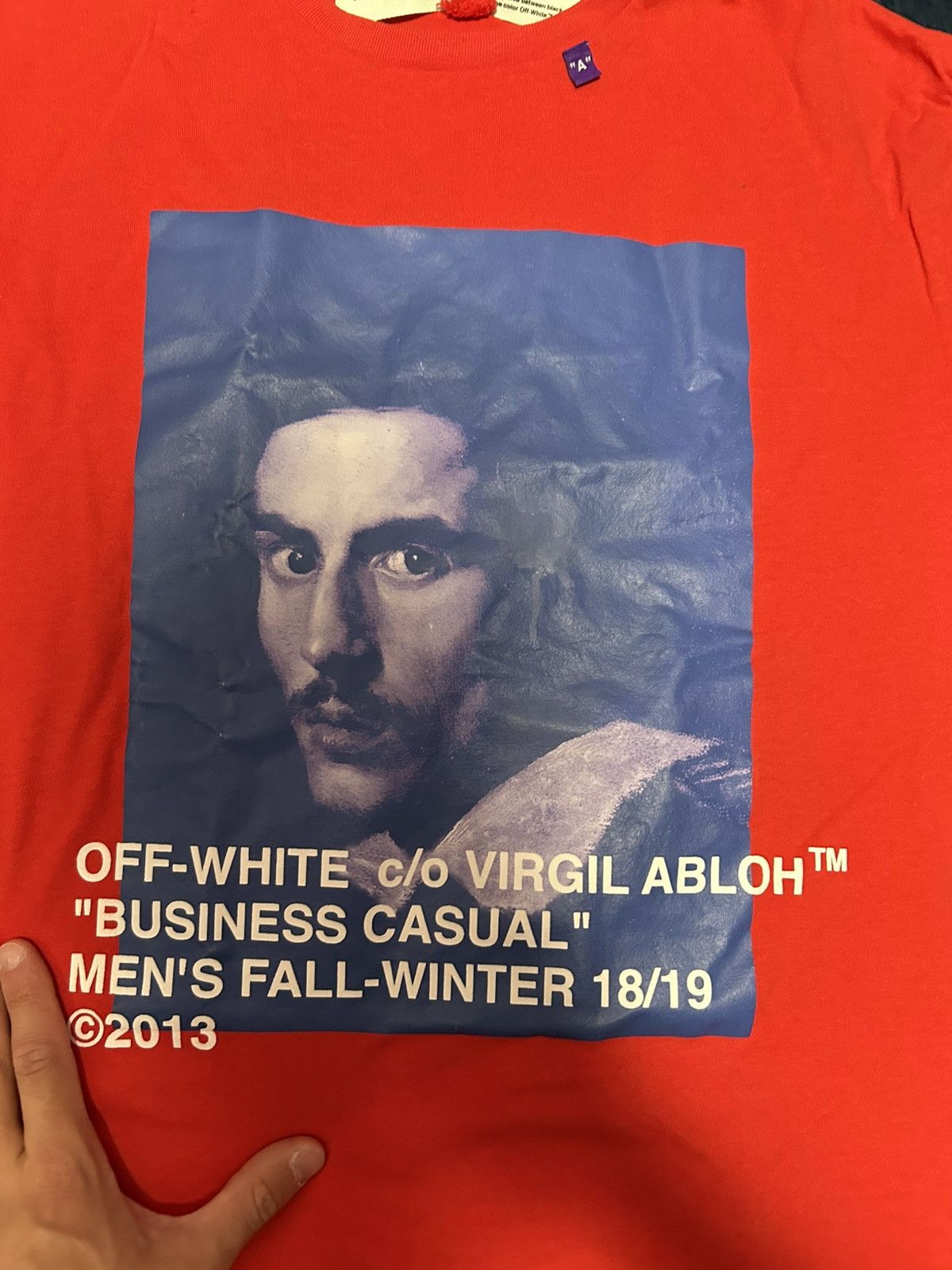Off-White Off white virgil tee fits s Size US XXS / EU 40 - 2 Thumbnail