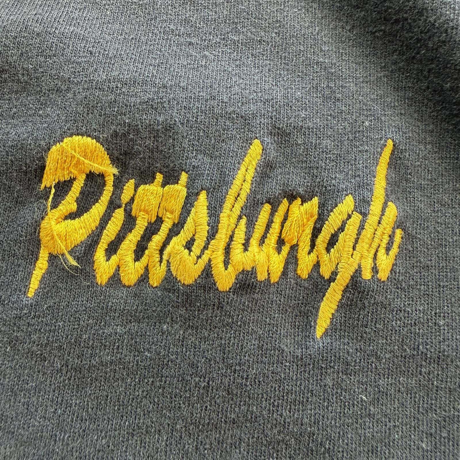 Other Vintage 90s Pittsburgh Embroidered Polo Shirt Black L Size US L / EU 52-54 / 3 - 5 Thumbnail