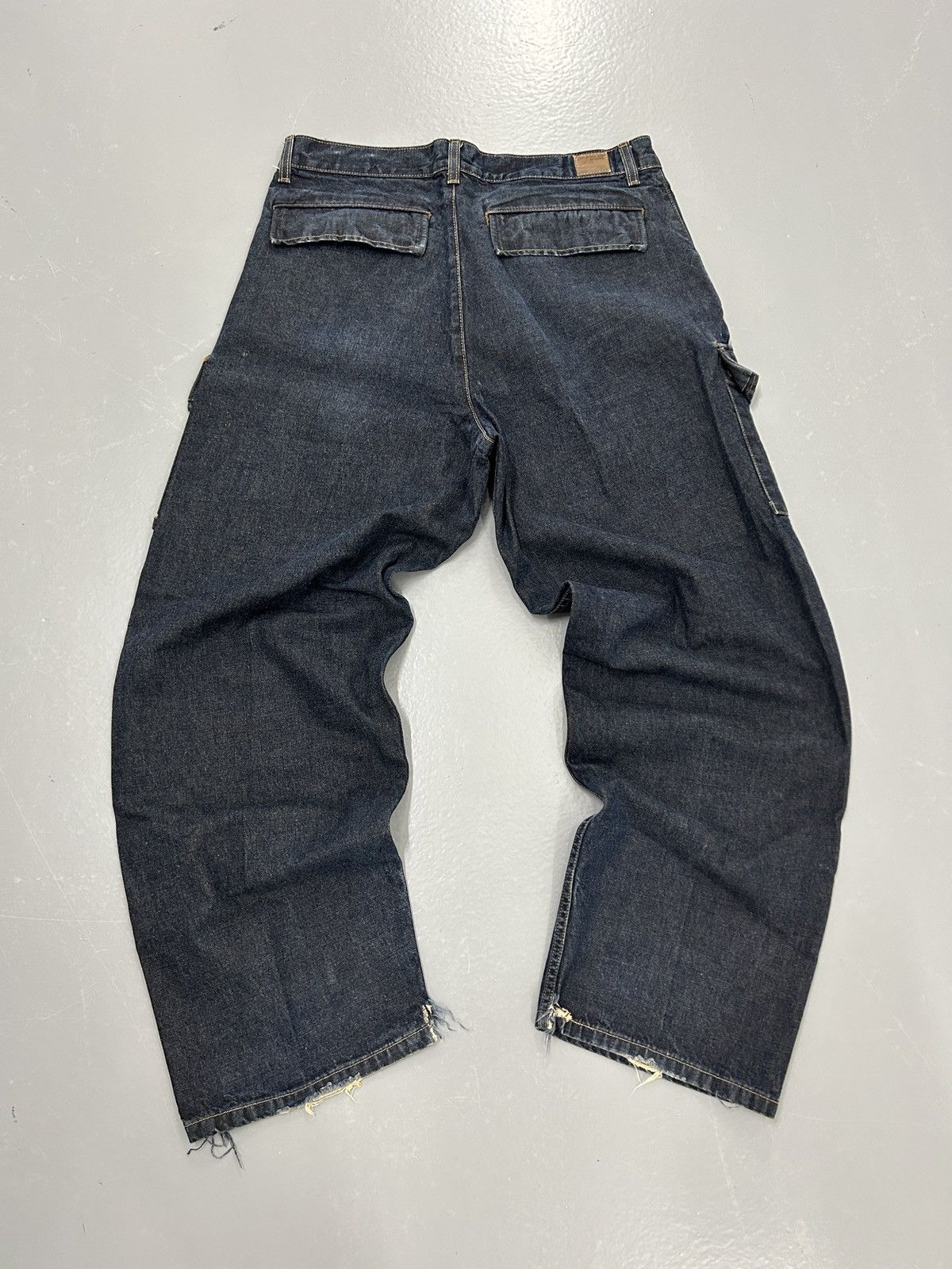 Carhartt × Levi's × Vintage CRAZY VINTAGE 90’s LEVIS JNCO STYLE CARGO BAGGY JEANS Y2k Size US 34 / EU 50 - 6 Thumbnail