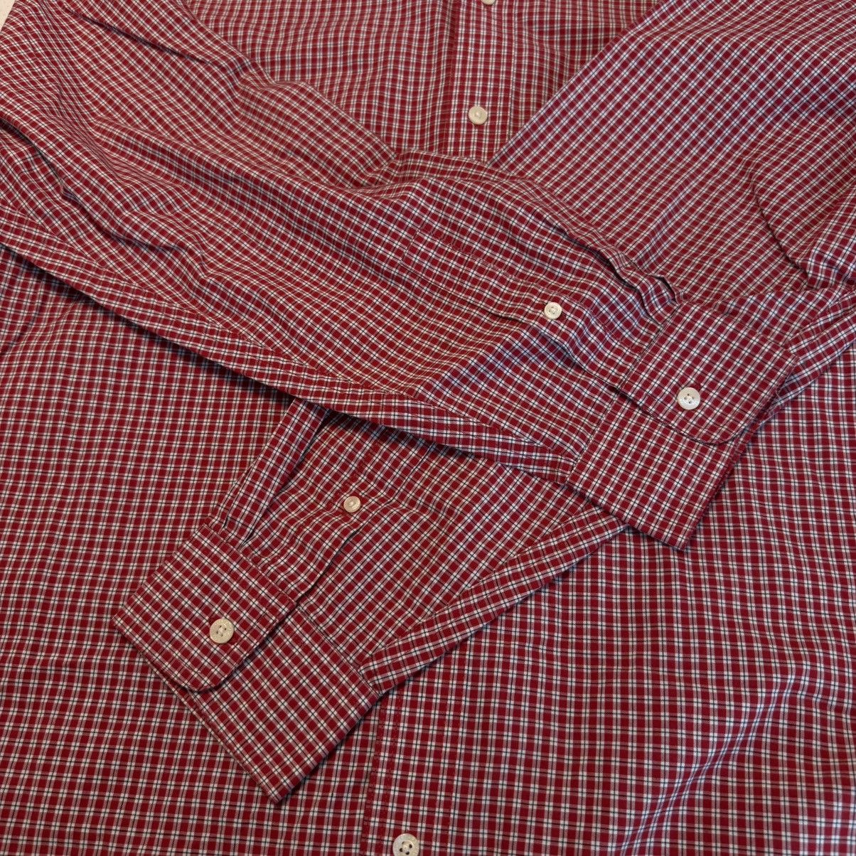 Chaps Chaps Easy Care Button Down Dress Shirt Sz XXL plaid Red Size US XXL / EU 58 / 5 - 9 Thumbnail