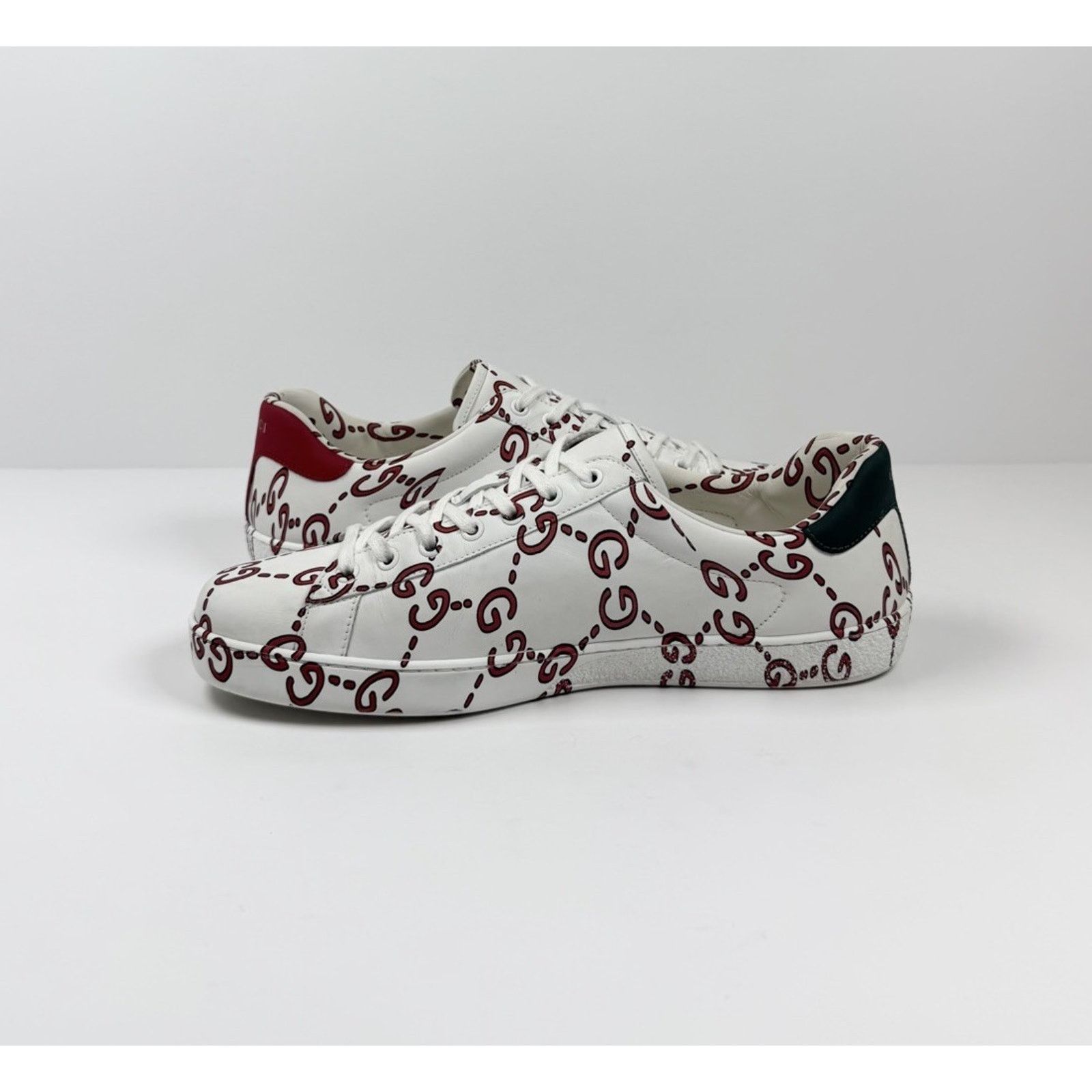 Gucci Size 10.5US - Gucci Ace GG Ghost Monogram Leather Size US 10.5 / EU 43-44 - 6 Thumbnail