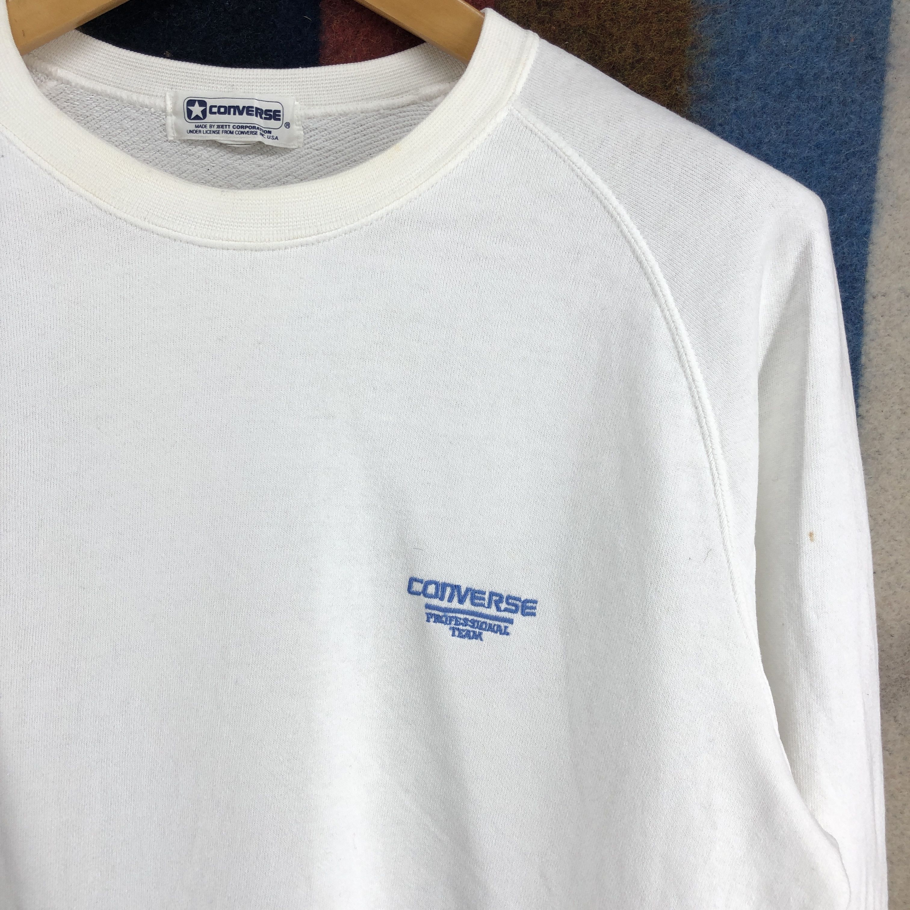 Converse 90s Vintage CONVERSE PROFESSIONAL TEAM Sweatshirt #0207/J Size US M / EU 48-50 / 2 - 2 Thumbnail