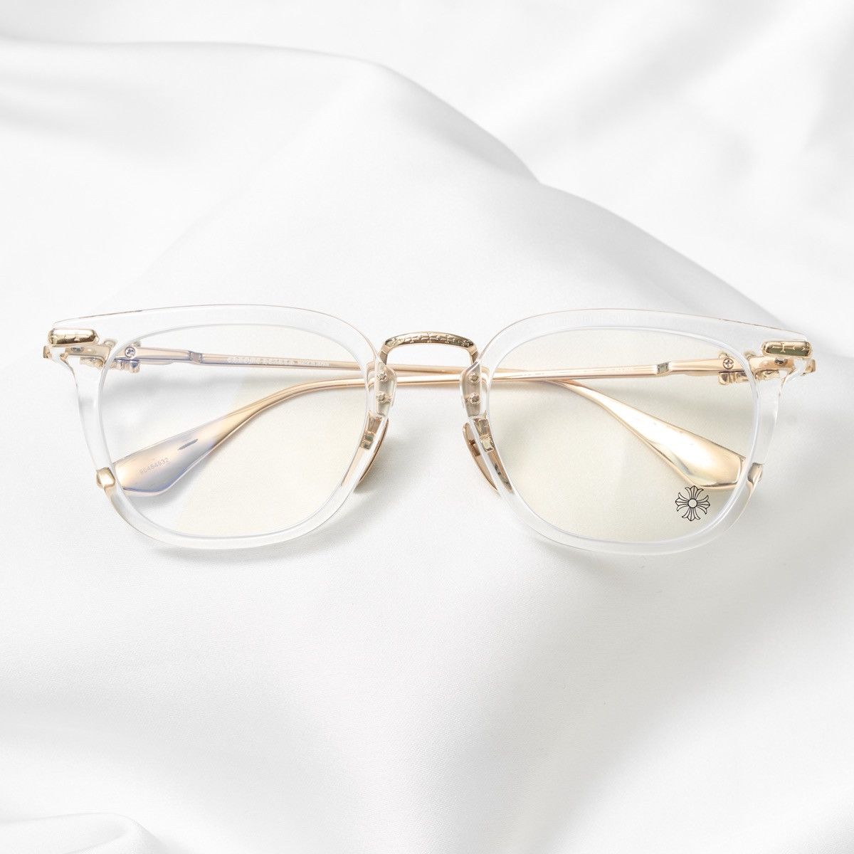 Chrome Hearts CHROME HEARTS CLOACO CRYSTAL/ GOLD PLATED GLASSES Size ONE SIZE - 6 Thumbnail