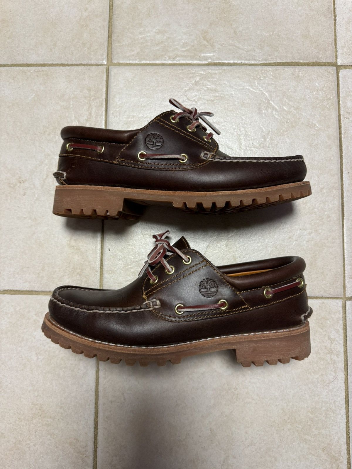 Timberland 3-Eye Authentic Boat Shoe Size US 8.5 / EU 41-42 - 2 Thumbnail