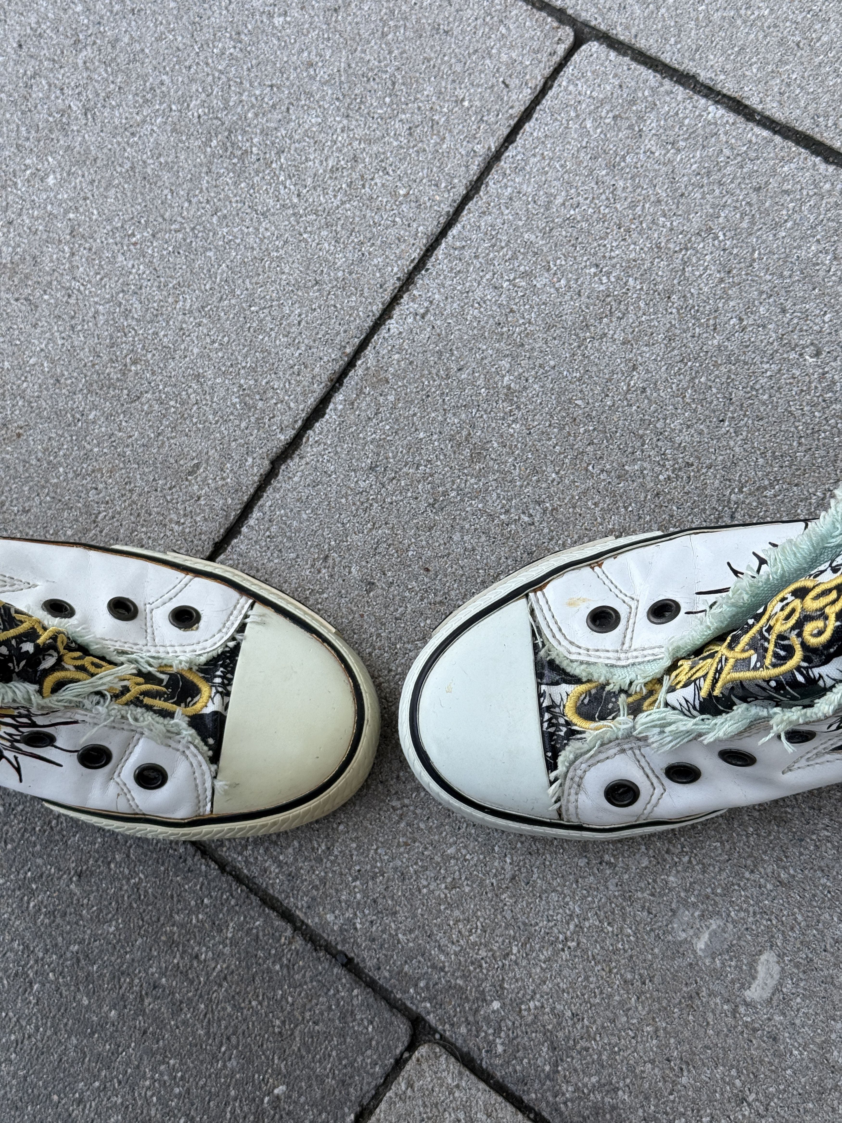Ed Hardy × Vintage Vintage Y2K Ed Hardy High Top Sneakers Tiger Shoes Size 36 Size US 6 / IT 36 - 9 Thumbnail