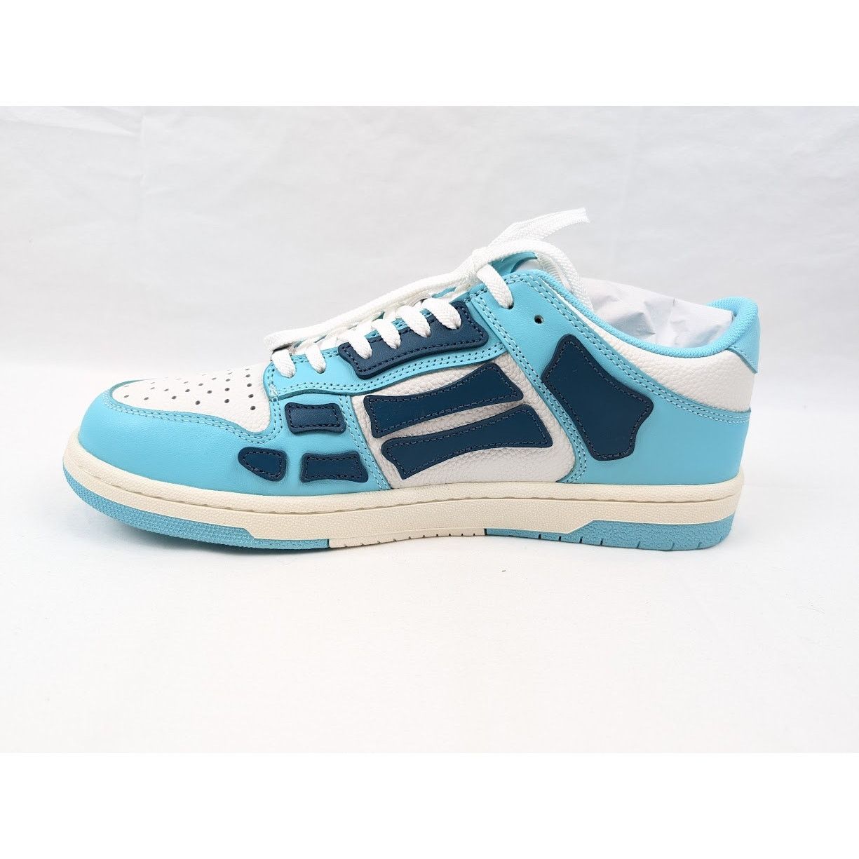 Amiri o1rshd1 Skel Low-Top Sneakers in Slate Blue Size US 10 / EU 43 - 8 Thumbnail