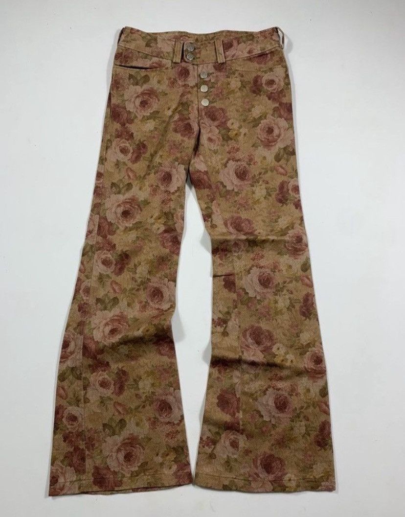 Tornado Mart Japanese Tornado Mart Super Flower Denim Pants Size US 28 / EU 44 - 2 Thumbnail