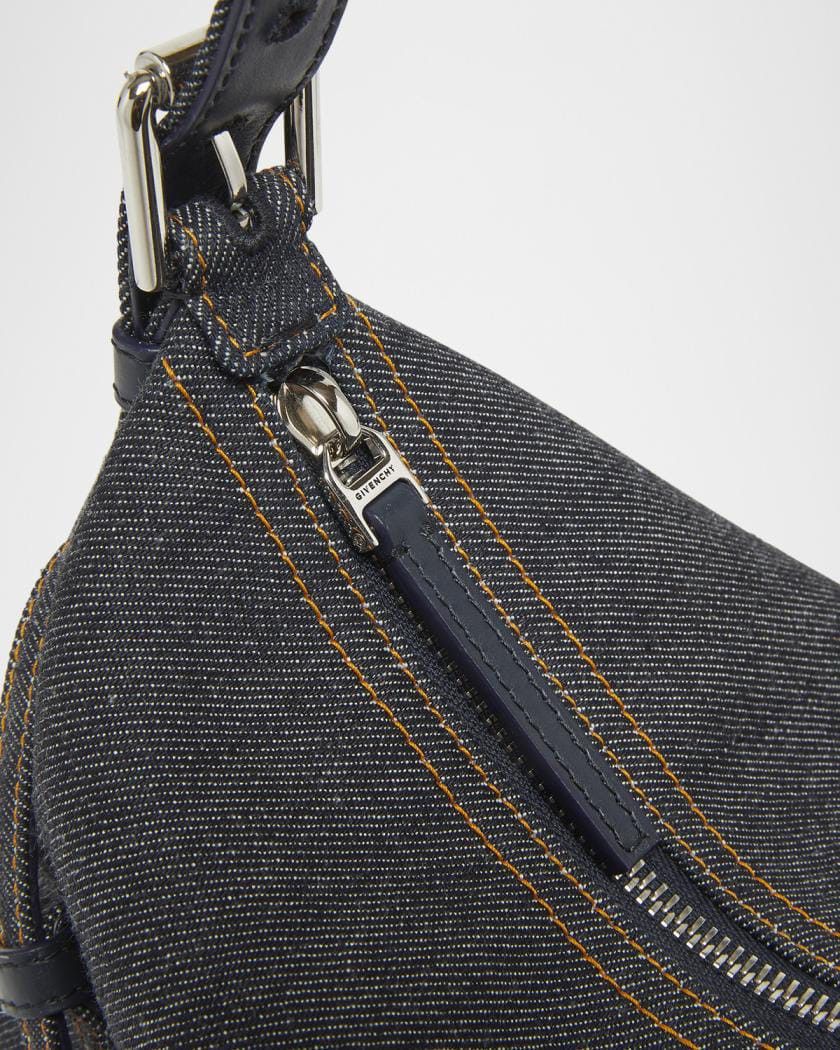Givenchy os11x0726 Size: OS / Voyou Mini Shoulder Bag in Denim Blue Size ONE SIZE - 4 Thumbnail