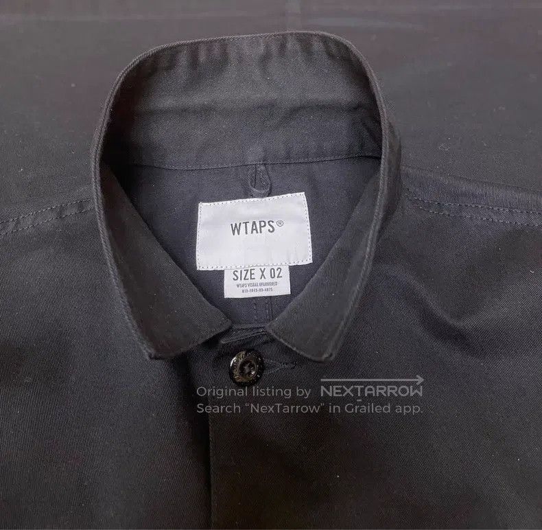Wtaps Wtaps Black Two-Pocket Shirt Size US M / EU 48-50 / 2 - 3 Thumbnail