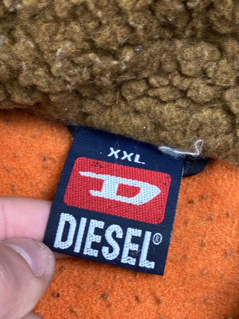 Diesel Vintage Diesel Shearling Bomber Aviator Jacket Size US XXL / EU 58 / 5 - 10 Thumbnail