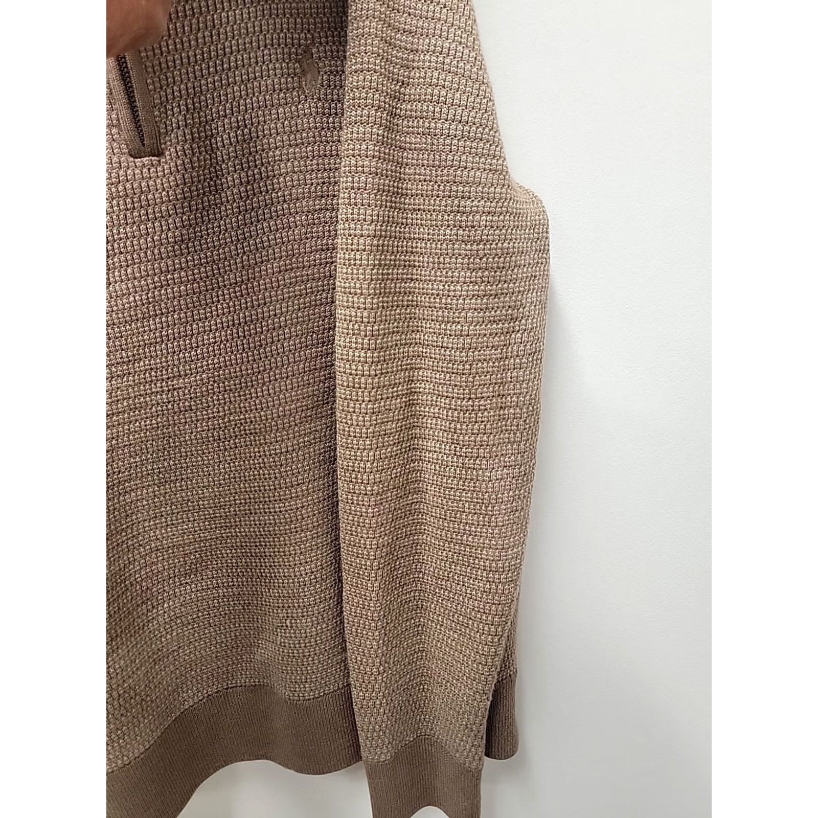 Polo Ralph Lauren Polo Ralph Lauren Sweater 1/4 Zip Mens M Brown Merino Wool Size US M / EU 48-50 / 2 - 4 Thumbnail