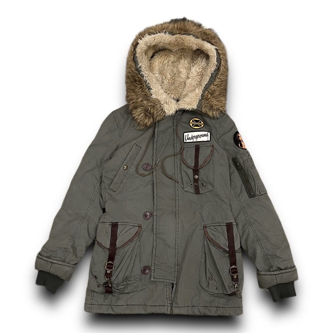 Hysteric Glamour HYSTERIC GLAMOUR MULTIPOCKET JAPANESE BRAND PARKA JACKET Size US M / EU 48-50 / 2 - 1 Thumbnail