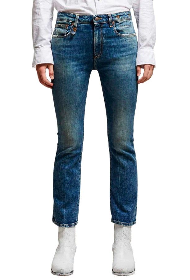 R13 KICK 26 Kelly Faded Blue 88197 Size 26" / US 2 / IT 38 - 1 Thumbnail