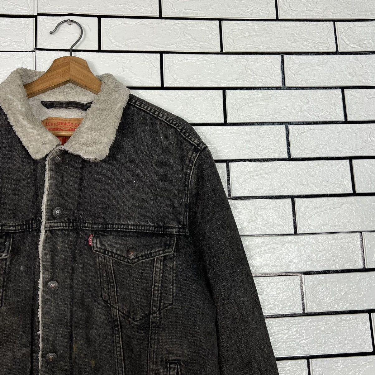 Levi's LEVIS Sherpa Lined Type 3 Denim Jacket #4129-C188 Size US M / EU 48-50 / 2 - 4 Thumbnail