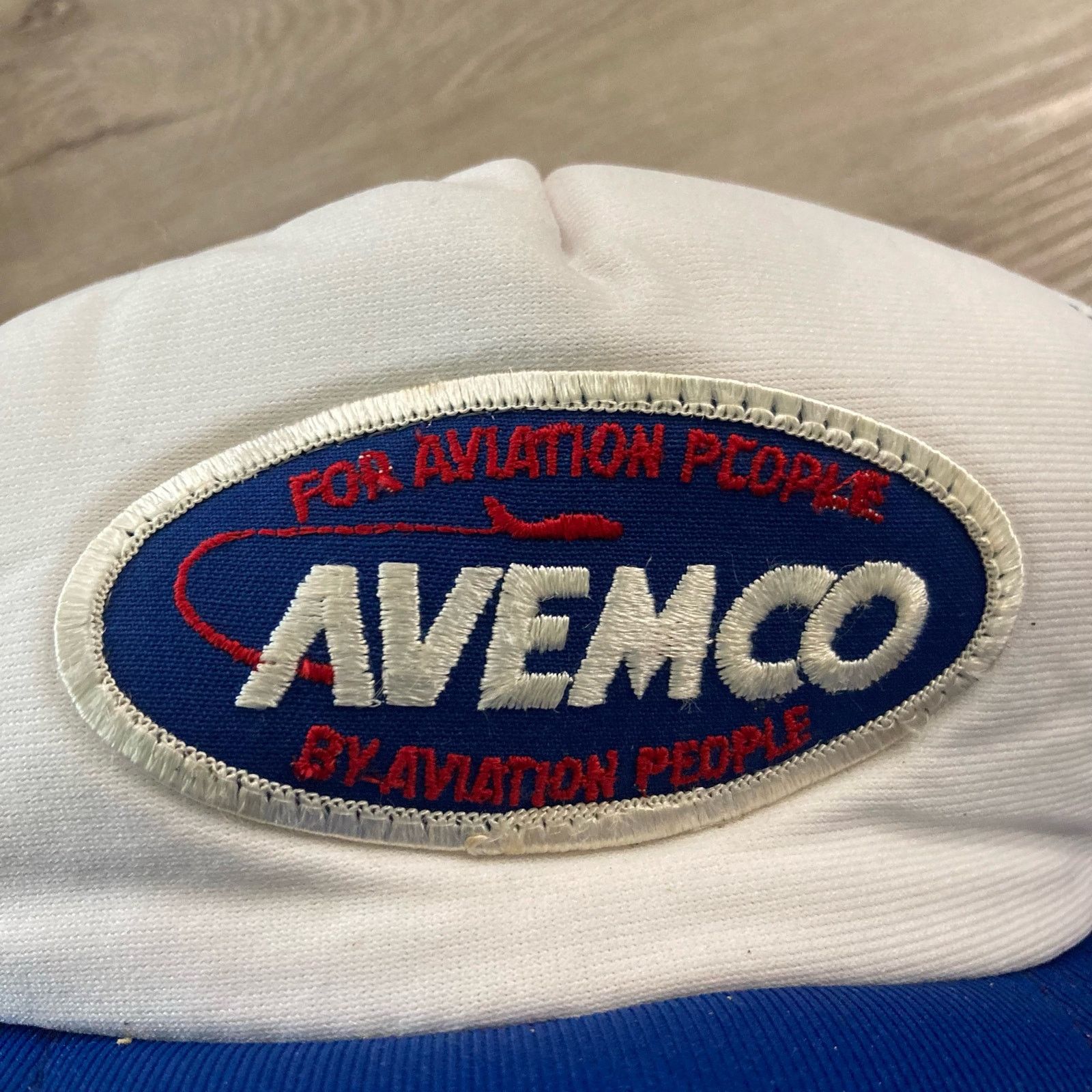 Other Vintage Avemco Aviation Patch Trucker Hat Snapback DAMAGED Size ONE SIZE - 4 Thumbnail