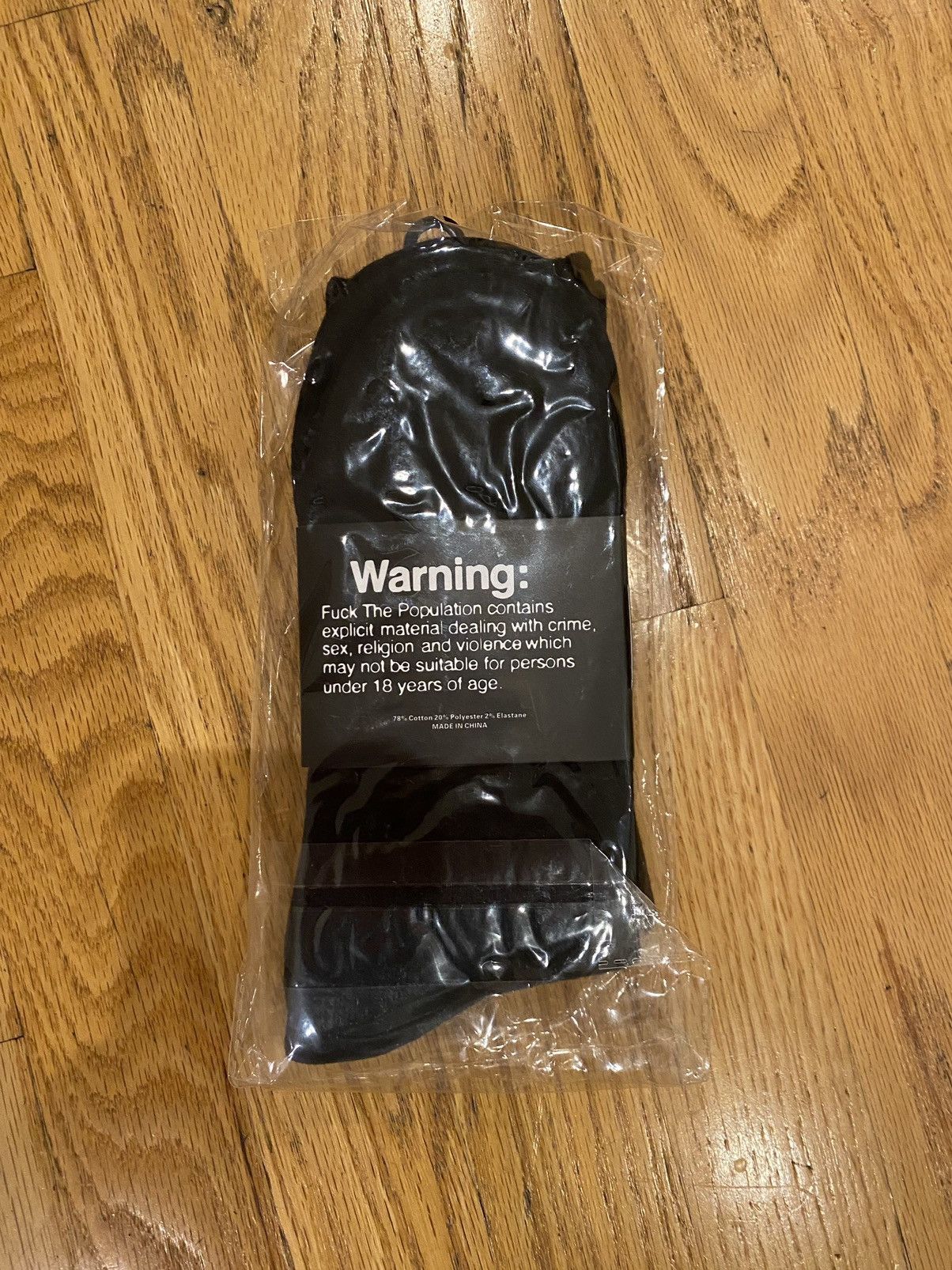 Fuck The Population × Thrasher FTP Thrasher Socks Black Size ONE SIZE - 2 Thumbnail