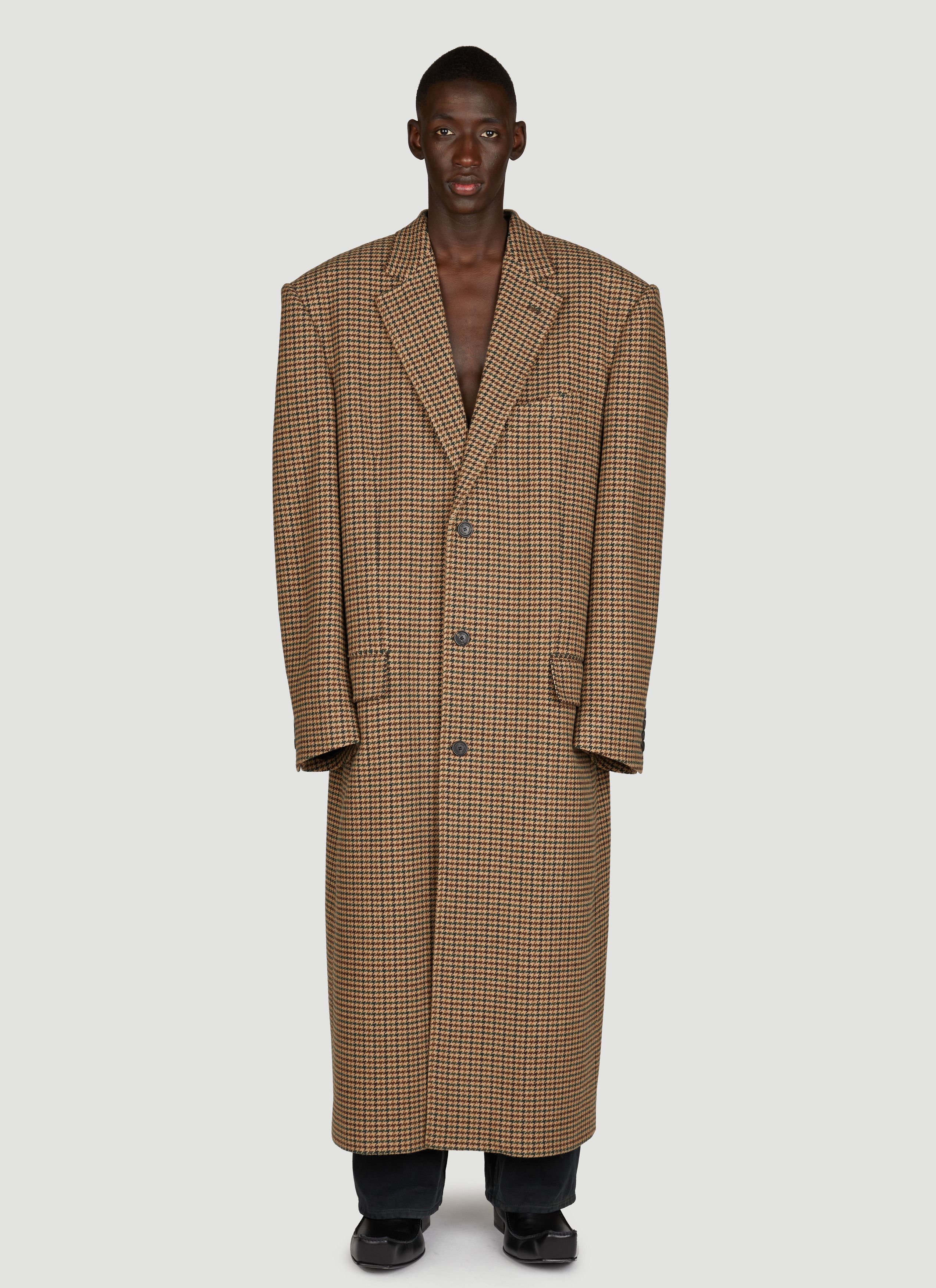 Balenciaga o1tr1nto1125 Oversized Coat in Multicolor Size US XXL / EU 58 / 5 - 1 Thumbnail