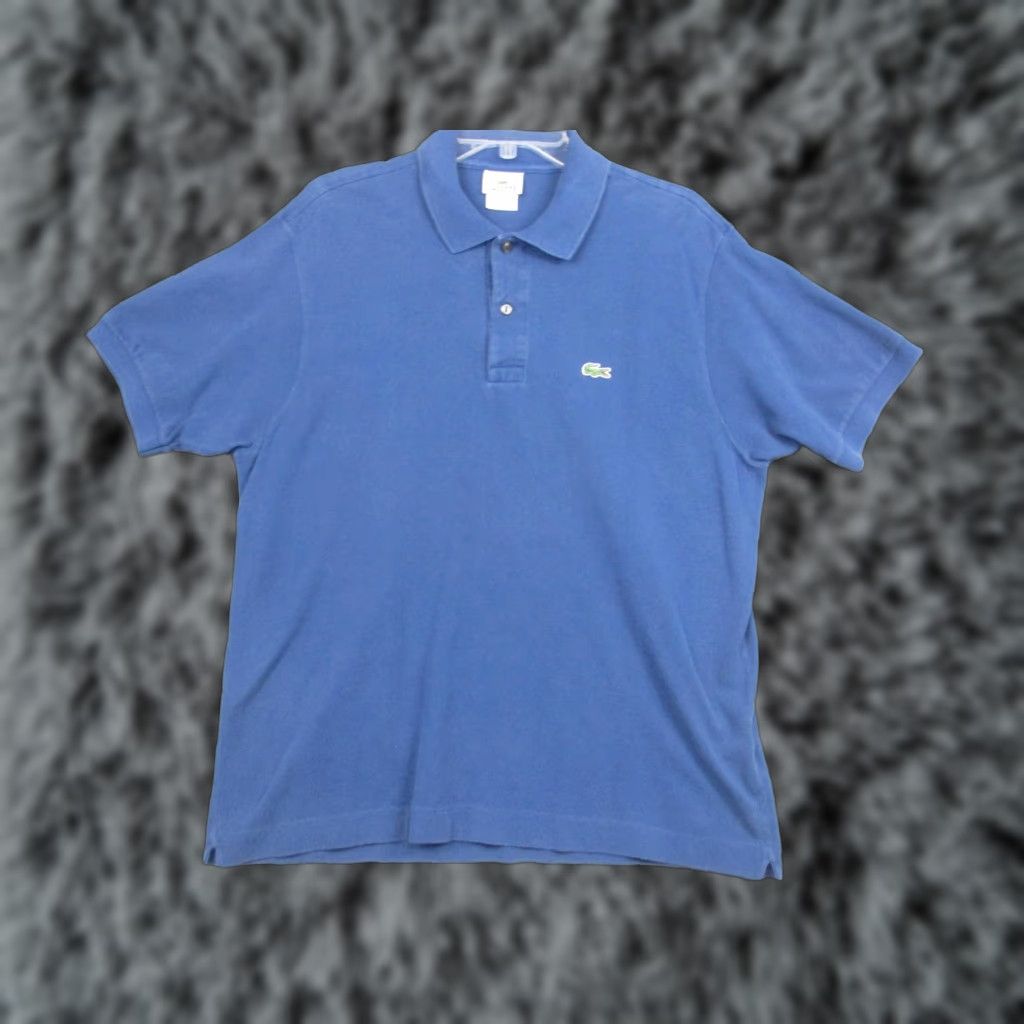 Lacoste Lacoste Polo Shirt Mens XL Blue Classic Croc Logo 100% Cotton Casual Size US XL / EU 56 / 4 - 1 Thumbnail