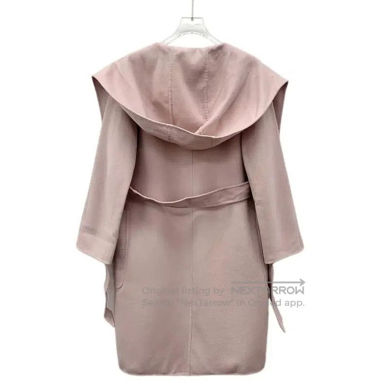 Max Mara MaxMara Pink Wool Women's Coat . Size XXS / US 00 / IT 34 - 2 Thumbnail