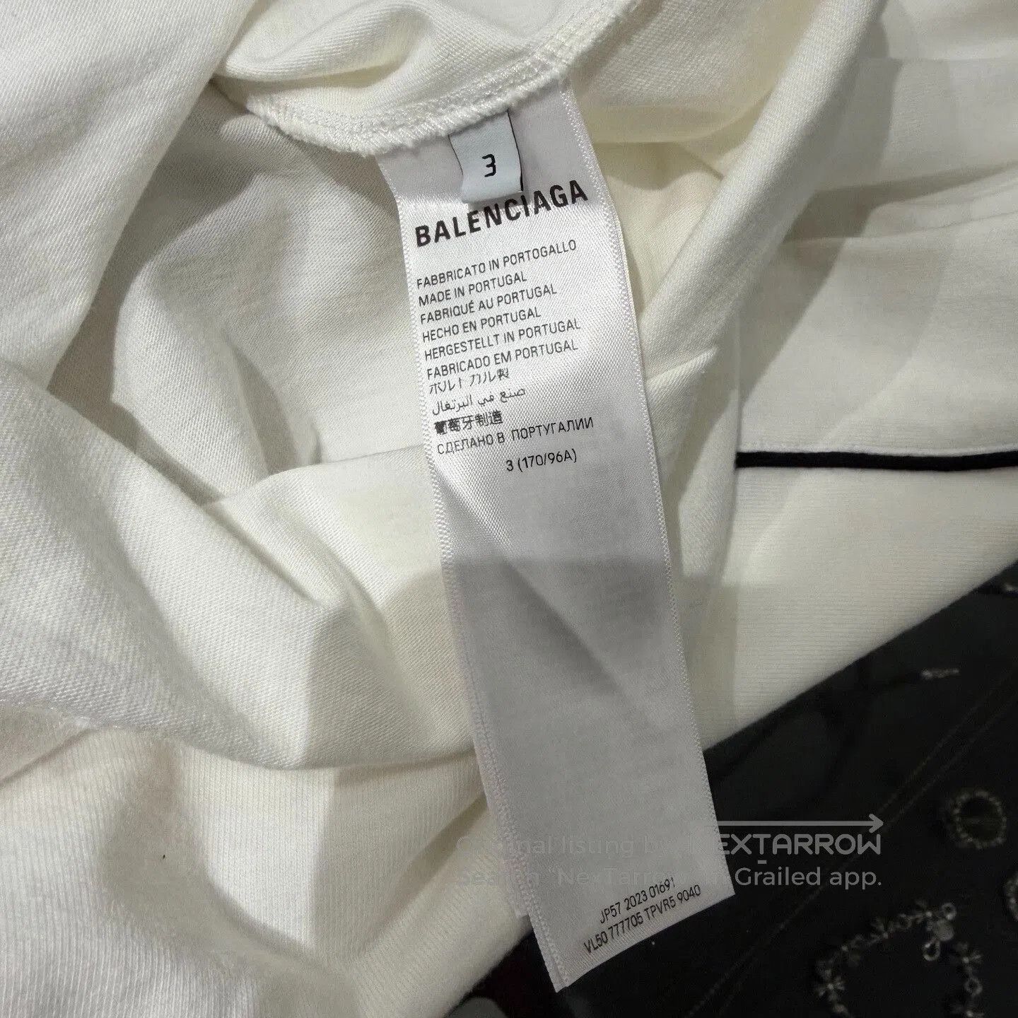 Balenciaga balenciaga white football short sleeve tee. Size US S / EU 44-46 / 1 - 4 Thumbnail