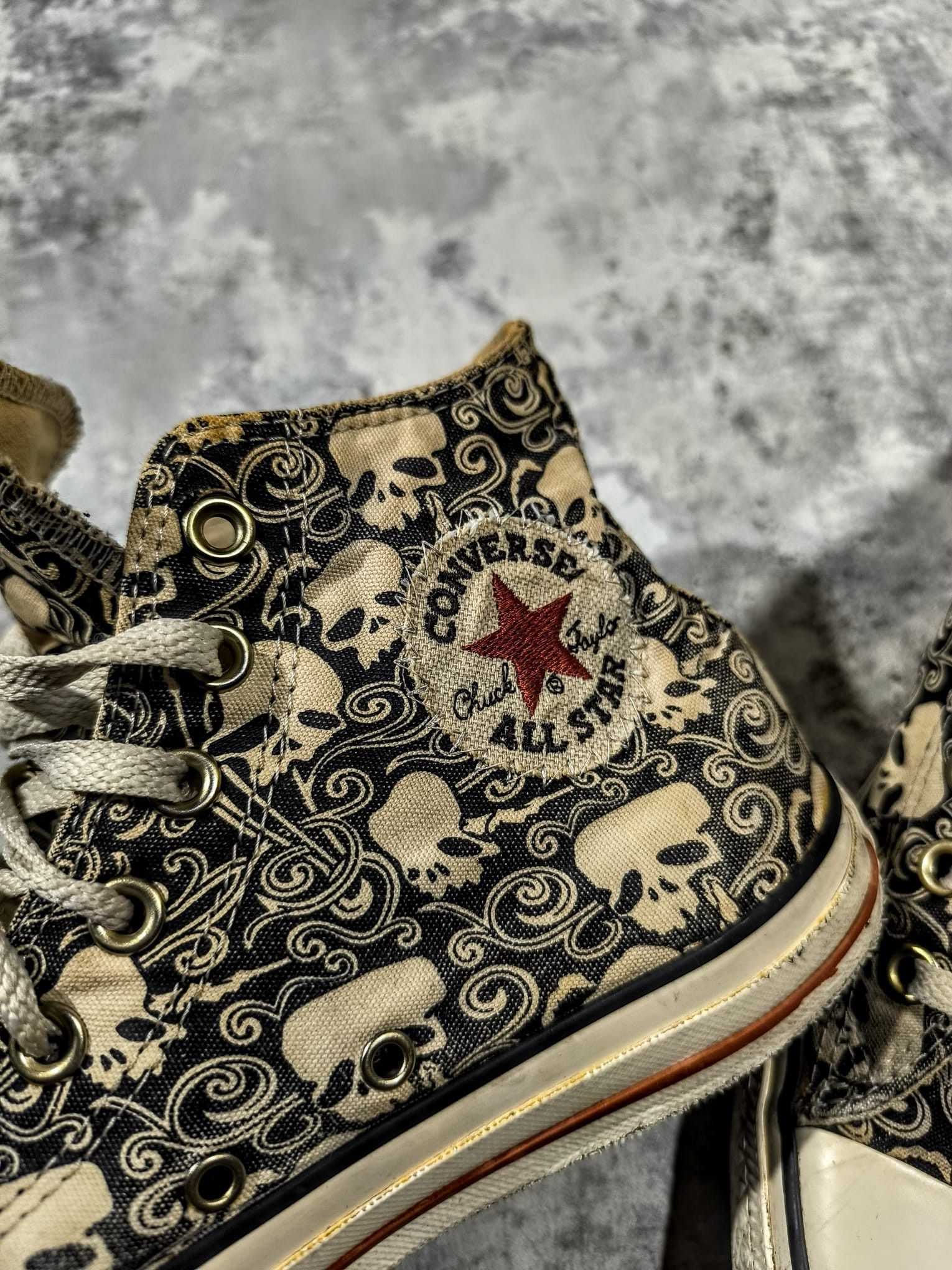 Hysteric Glamour Insane Skater Converse Skull Distressed Trashed Sneakers Size US 8.5 / EU 41-42 - 10 Thumbnail