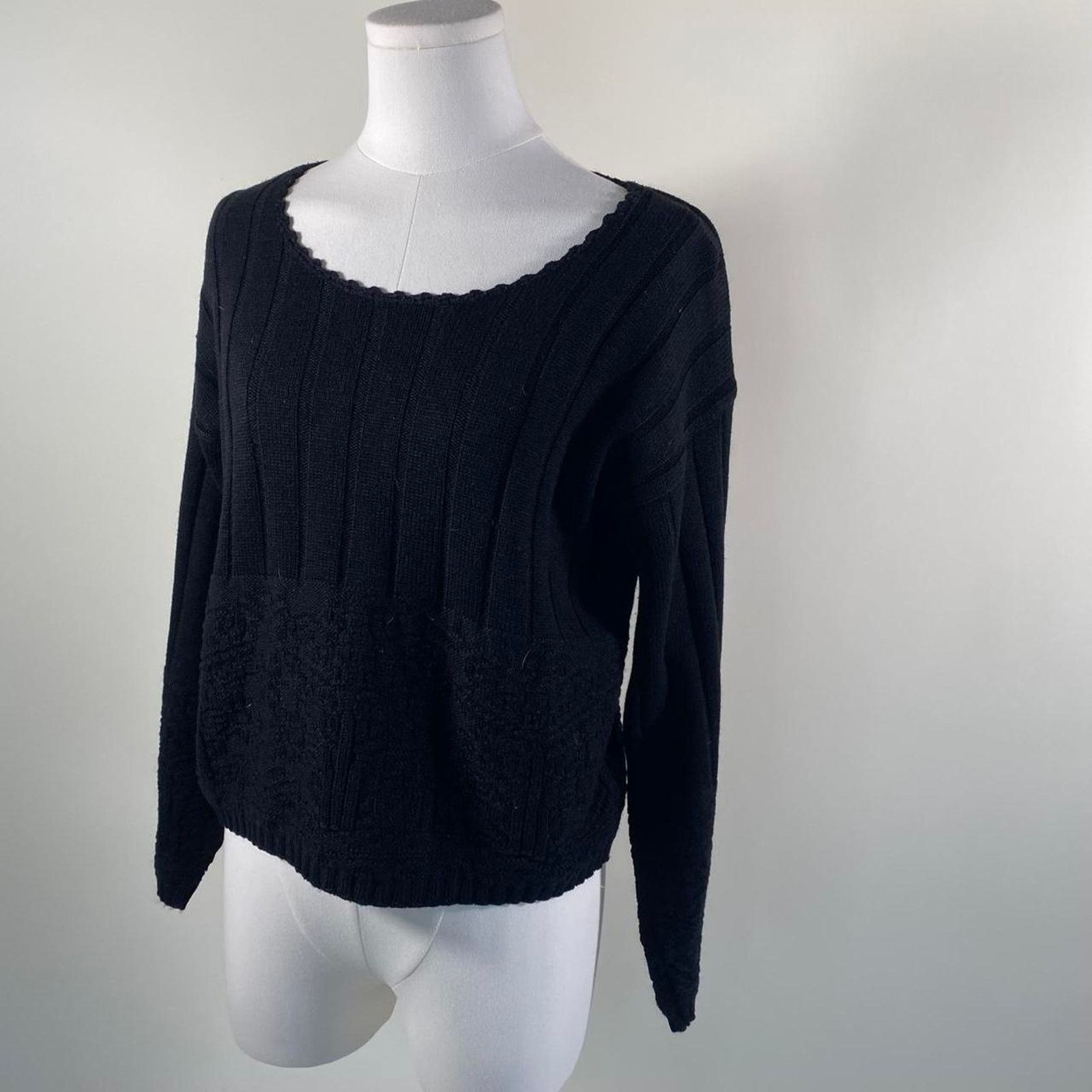 Other Vintage 90s black sweater Size M / US 6-8 / IT 42-44 - 1 Thumbnail