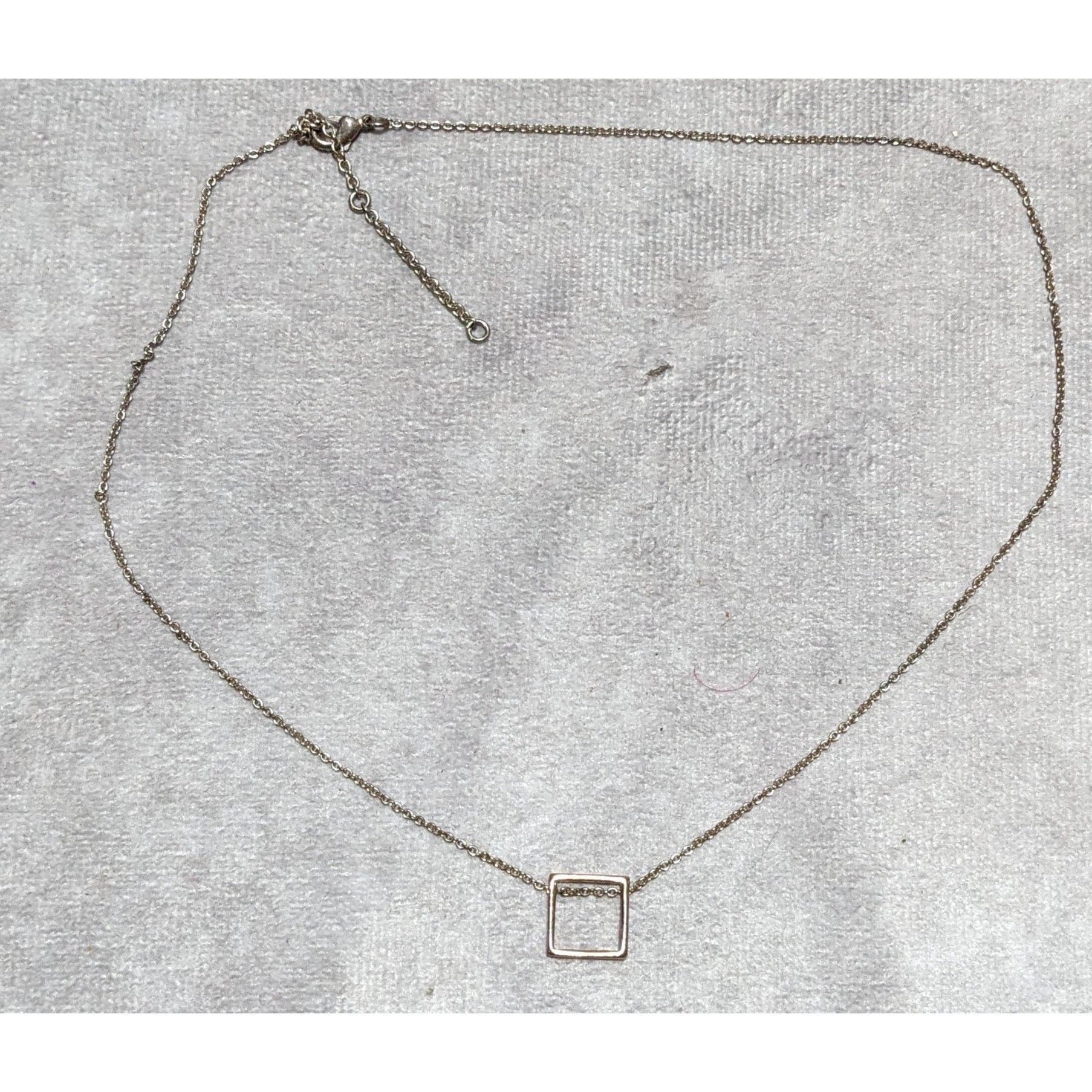 Other Minimalist Gold Open Square Pendant Necklace Size ONE SIZE - 9 Thumbnail