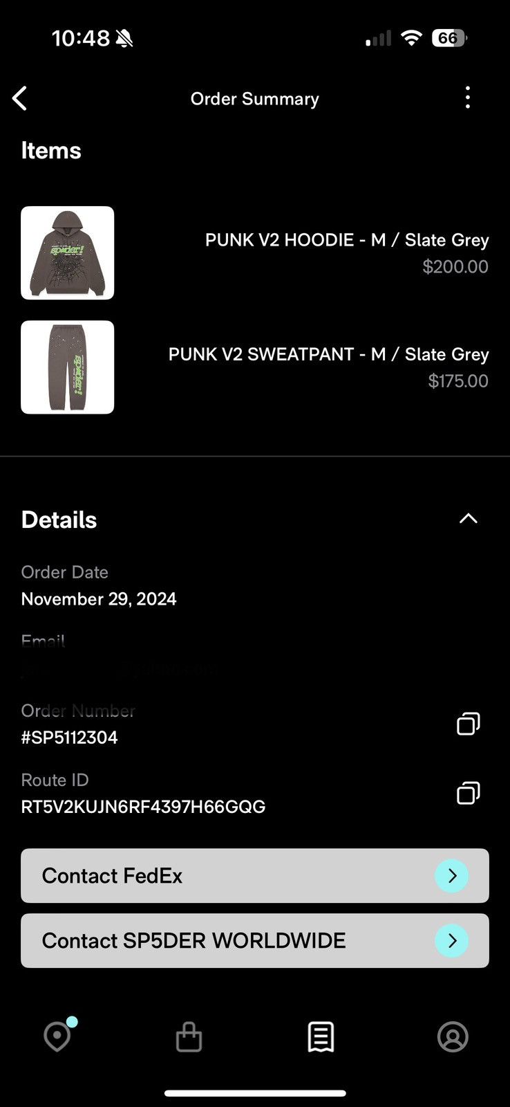 Sp5der Sp5der Punk V2 Slate Grey Sweatpants Size Medium Size US 32 / EU 48 - 19 Thumbnail